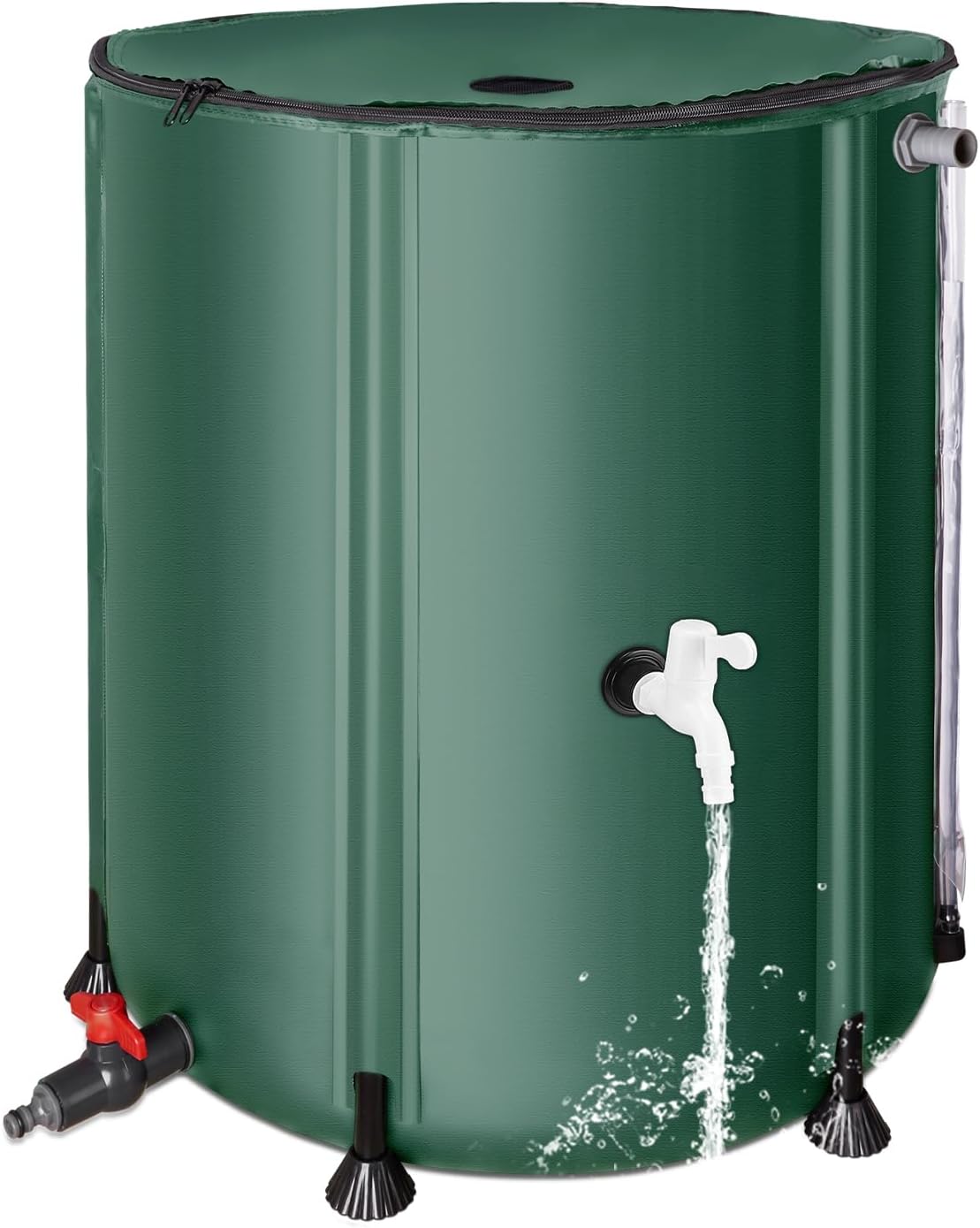 50 Gallon Collapsible Rain Barrel for Efficient Water Collection
