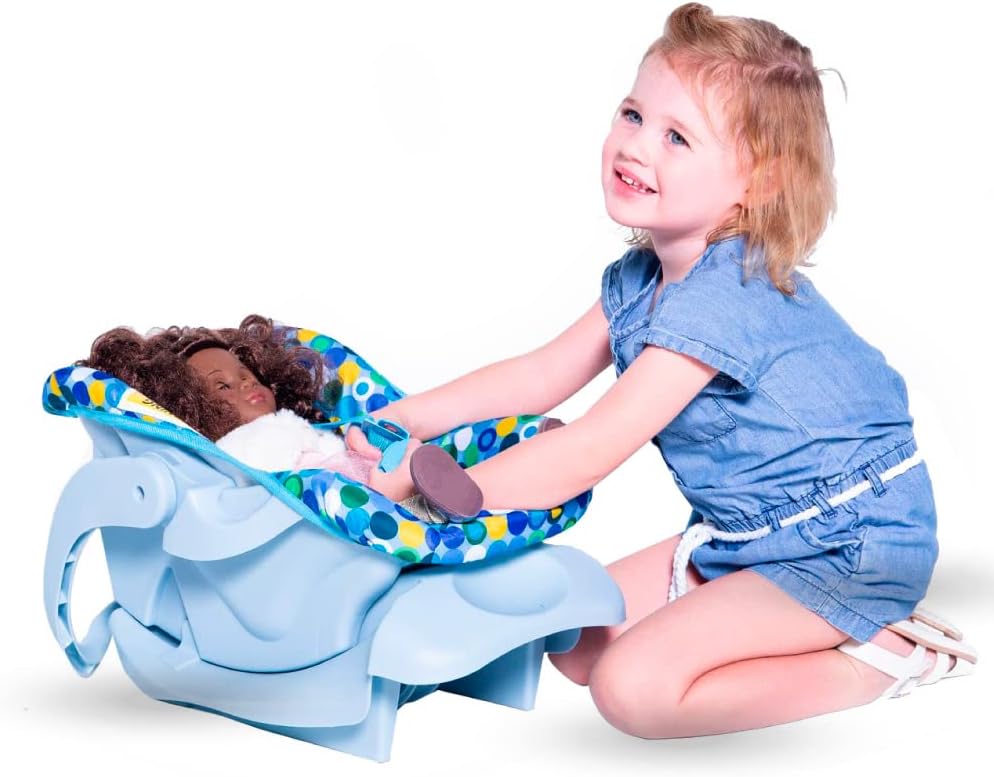 Joovy Toy Car Seat for Baby Dolls with Crash-Tested Safety Features
