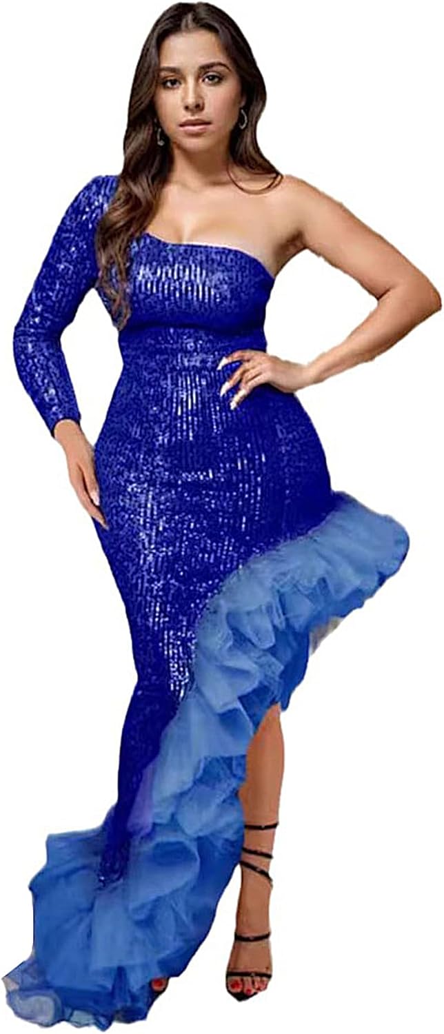 Nagfar Women Rhinestone Sequin Dress for Parties and Events