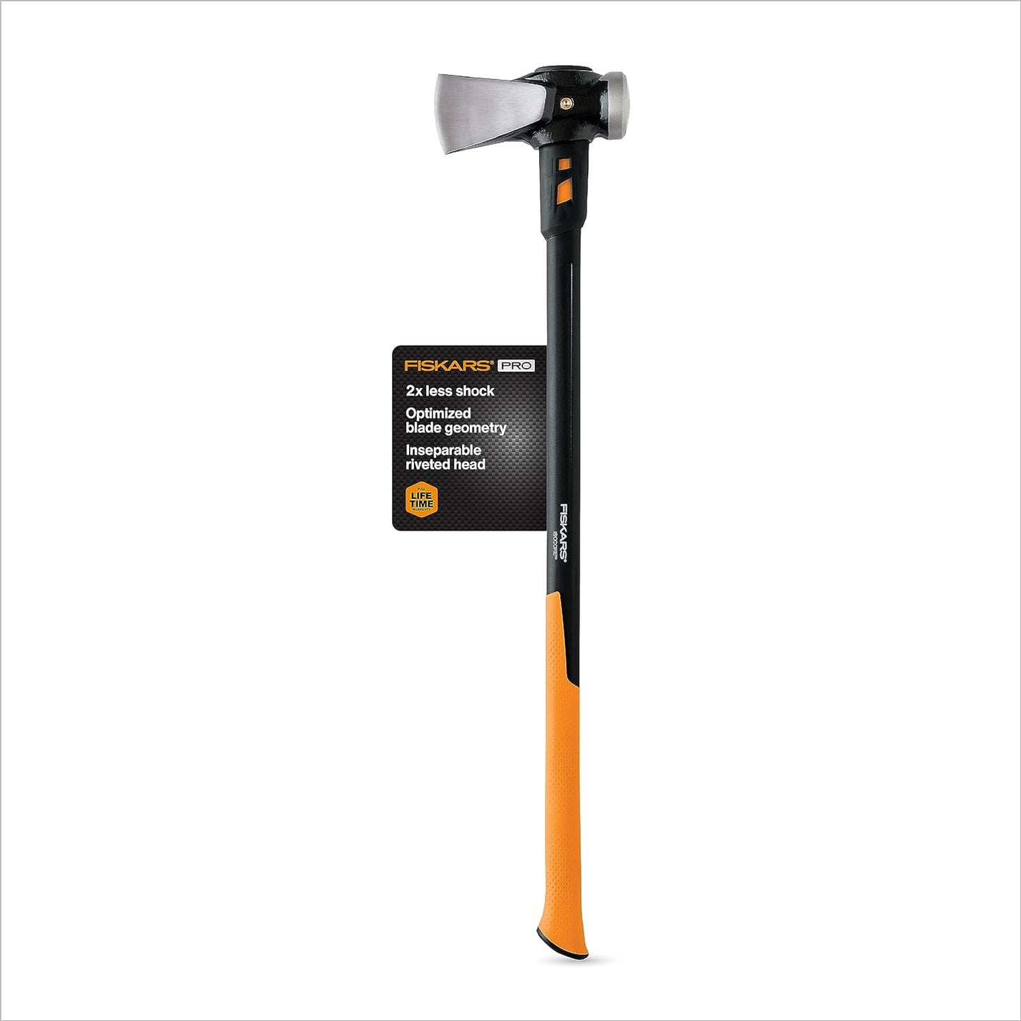 Fiskars 8 lb. Splitting Maul - Efficient Wood Splitter