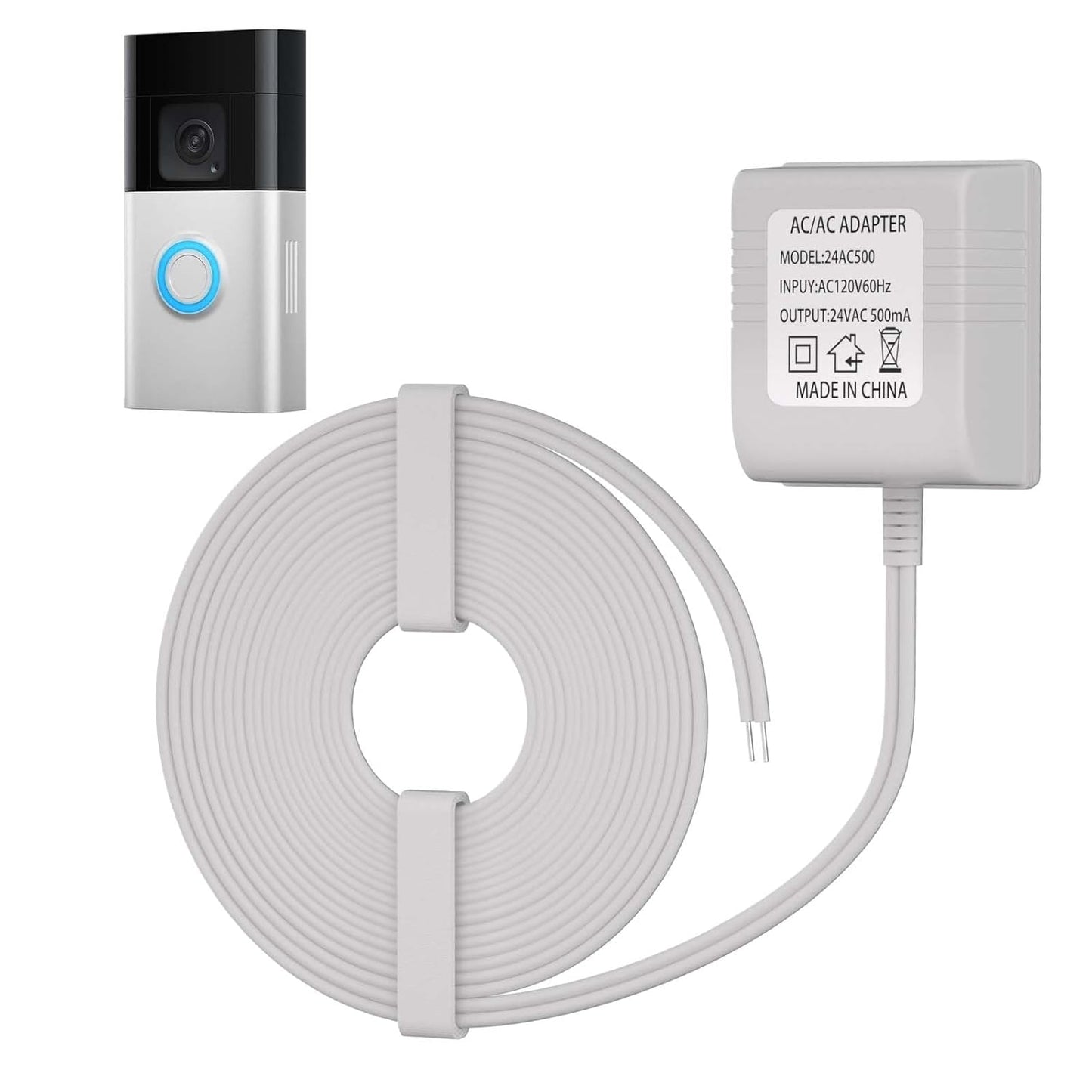 Reliable 24V Transformer for Ring, Nest, Arlo | WSVOLLIS