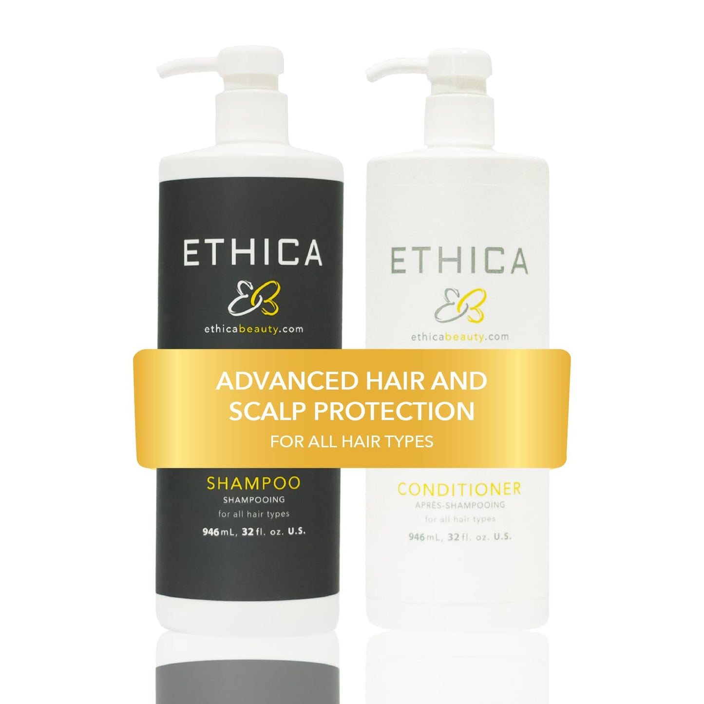 Ethica Beauty 32oz: Strong Hair, Scalp Health & Growth!
