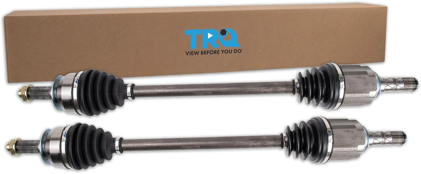 TRQ CV Axle Shaft Assembly Set for Subaru Crosstrek 2014-2017