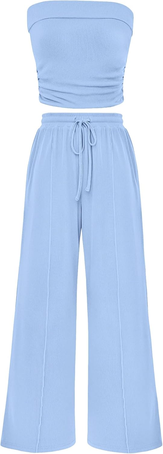 Stylish Womens Summer Outfits 2 Piece Sets for Casual Wear