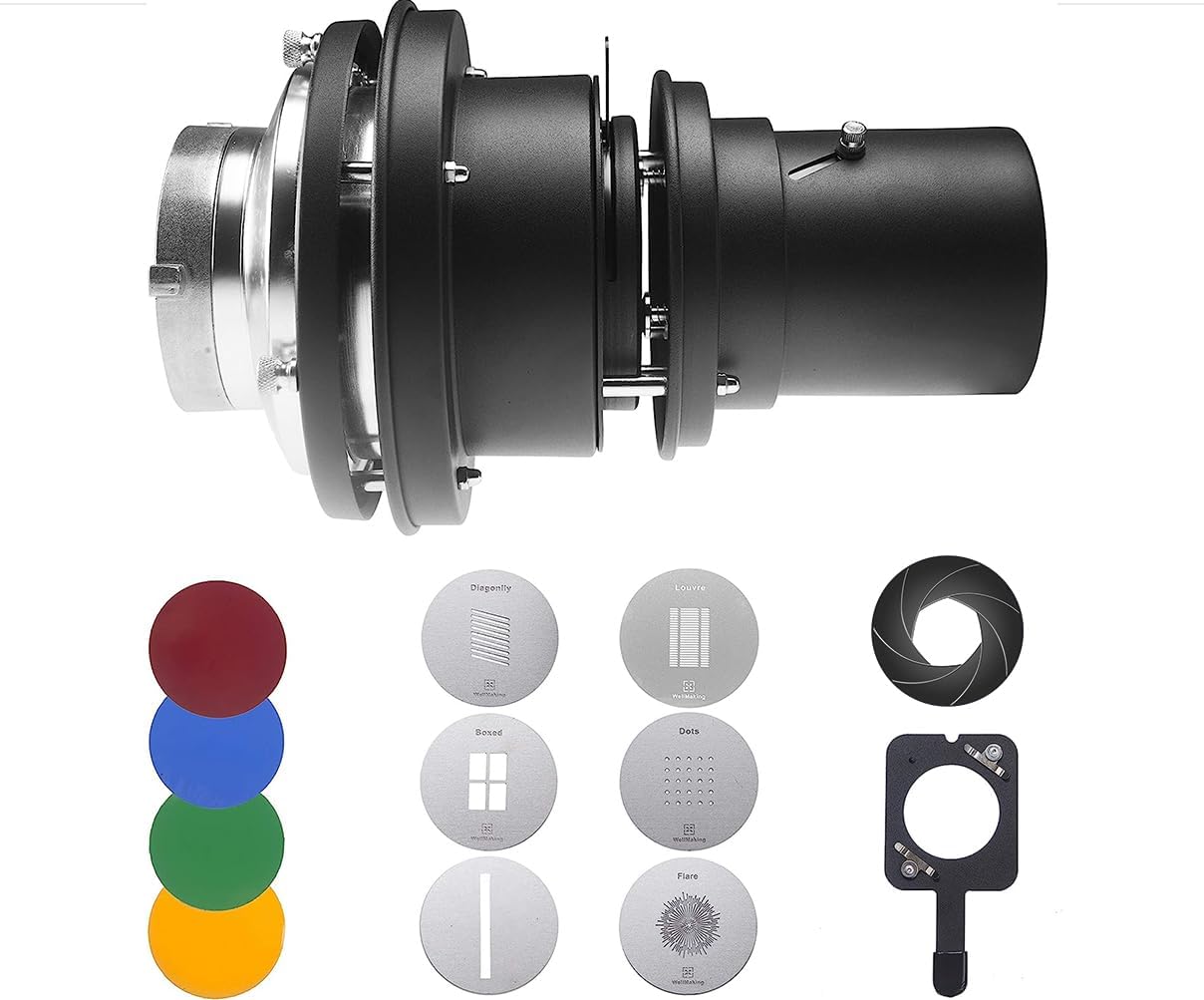 Wellmaking Bowens Mount Optical Snoot for Creative Photography