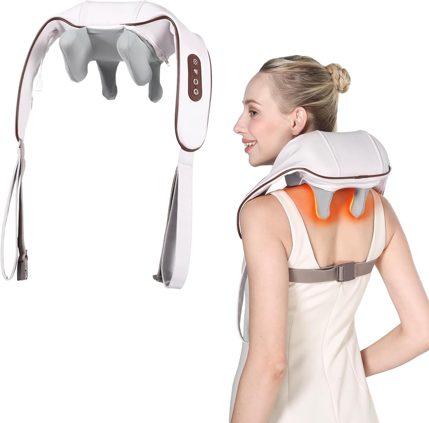 4D Deep Tissue Neck Massager for Pain Relief and Relaxation