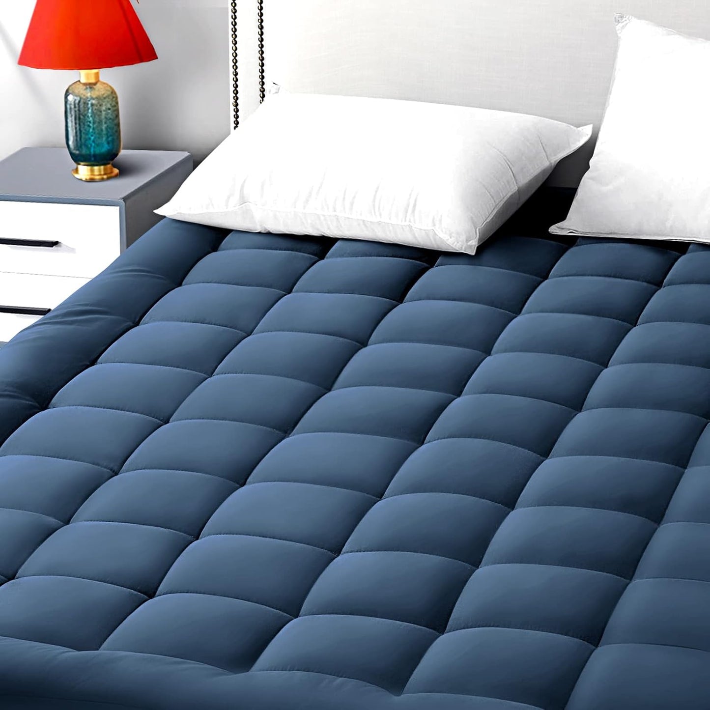 EASELAND Twin XL Mattress Pad for Extra Comfort and Protection