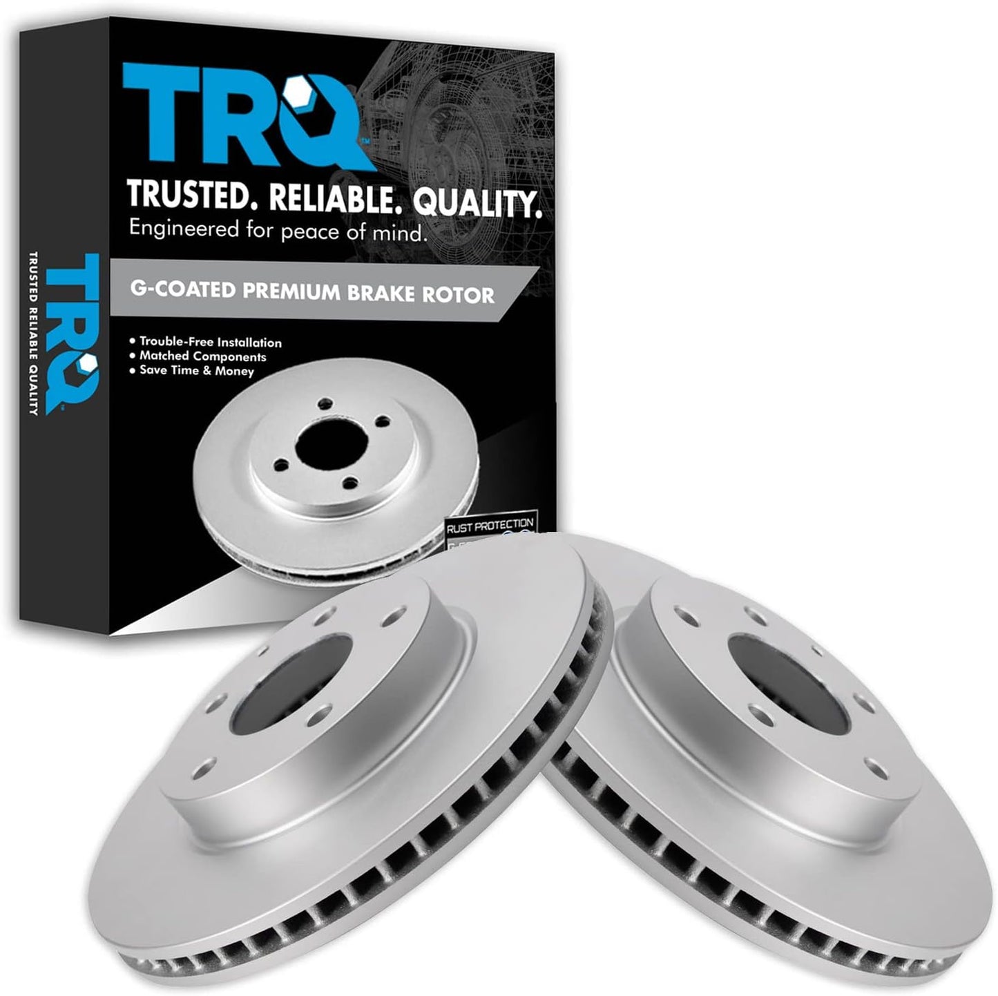 Premium G-Coated Front Brake Rotors Set for Mazda 3 & CX-3