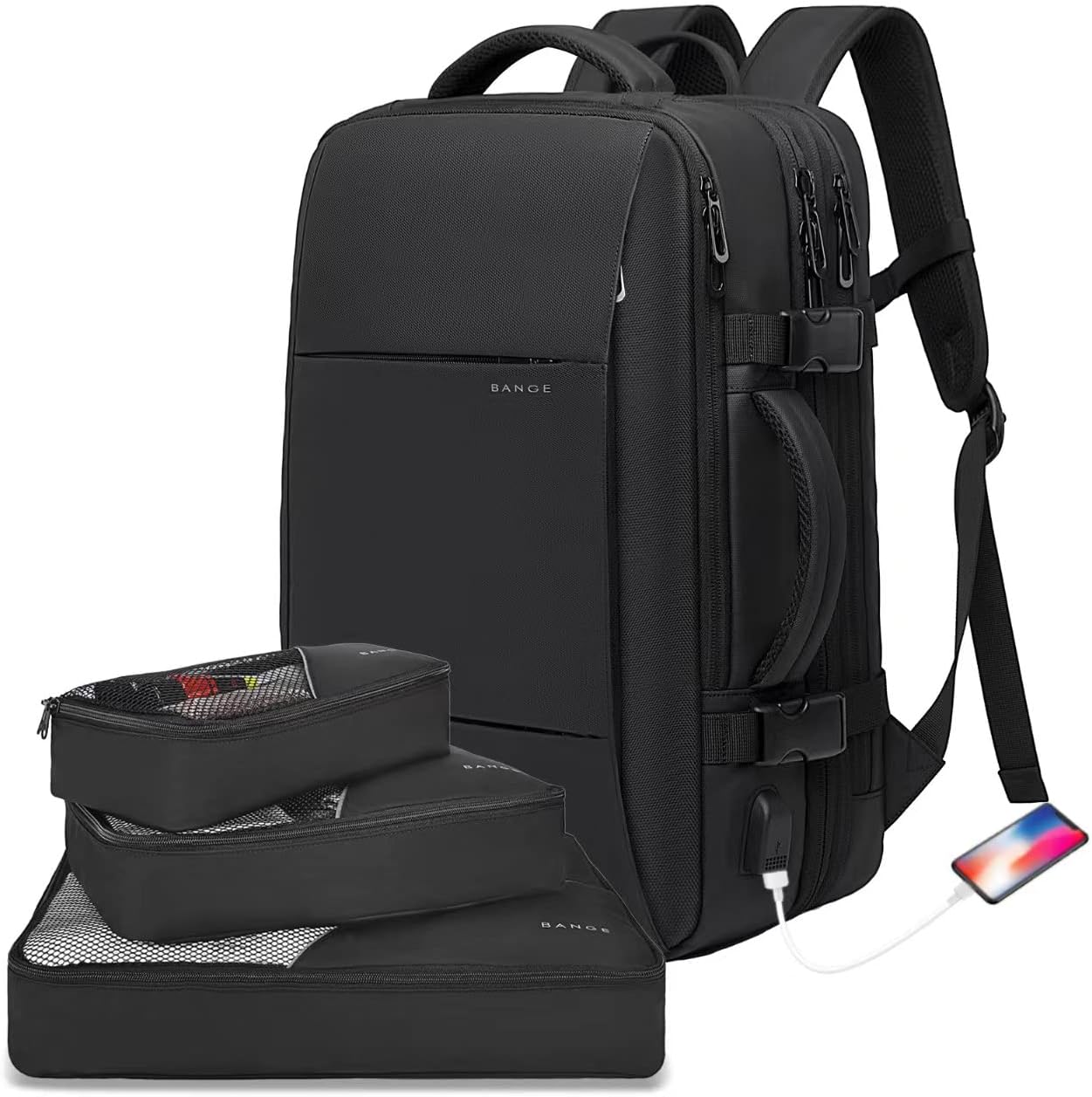 45L Expandable Travel Backpack for Business and Weekend Trips