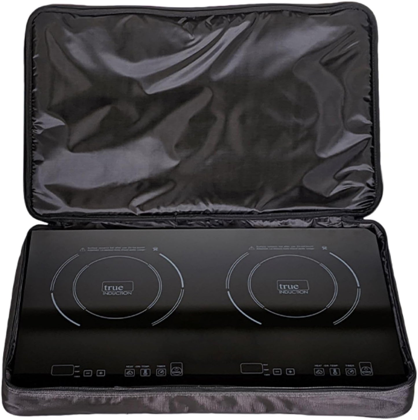 TI-2C Portable Dual Induction Cooktop with Travel Bag & Covers