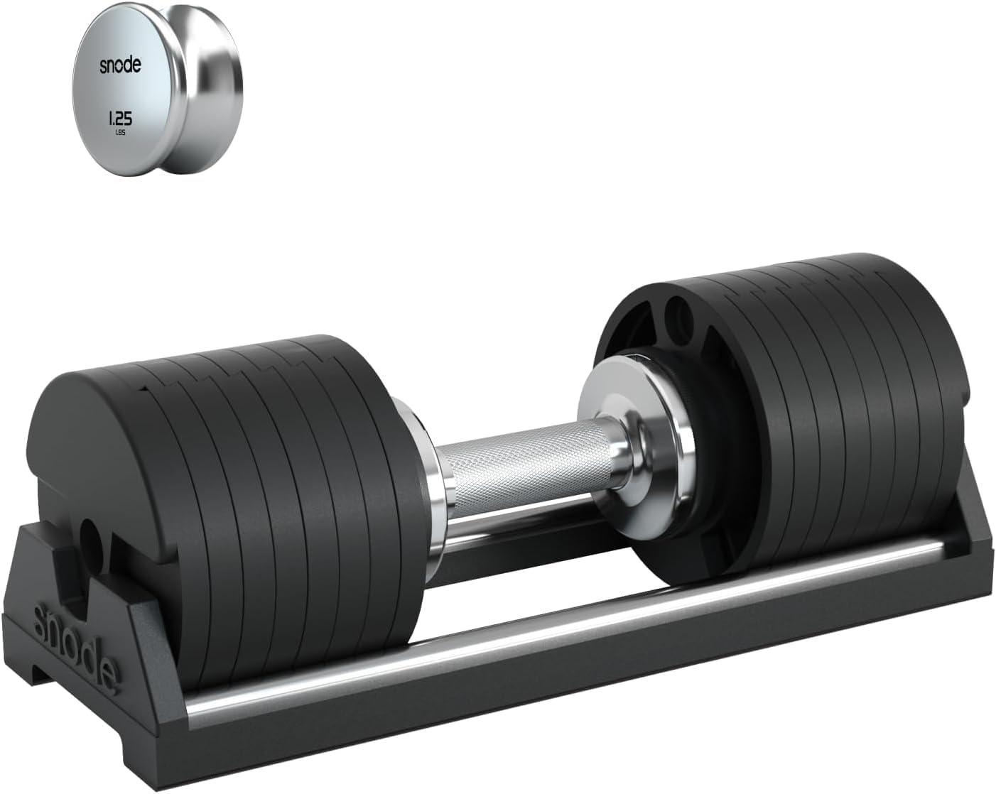 SNODE AD80 Adjustable Dumbbell Set for Compact Home Gym Use