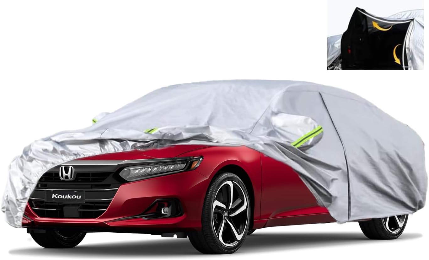 KouKou Waterproof Car Cover for Sedans - All Weather Protection