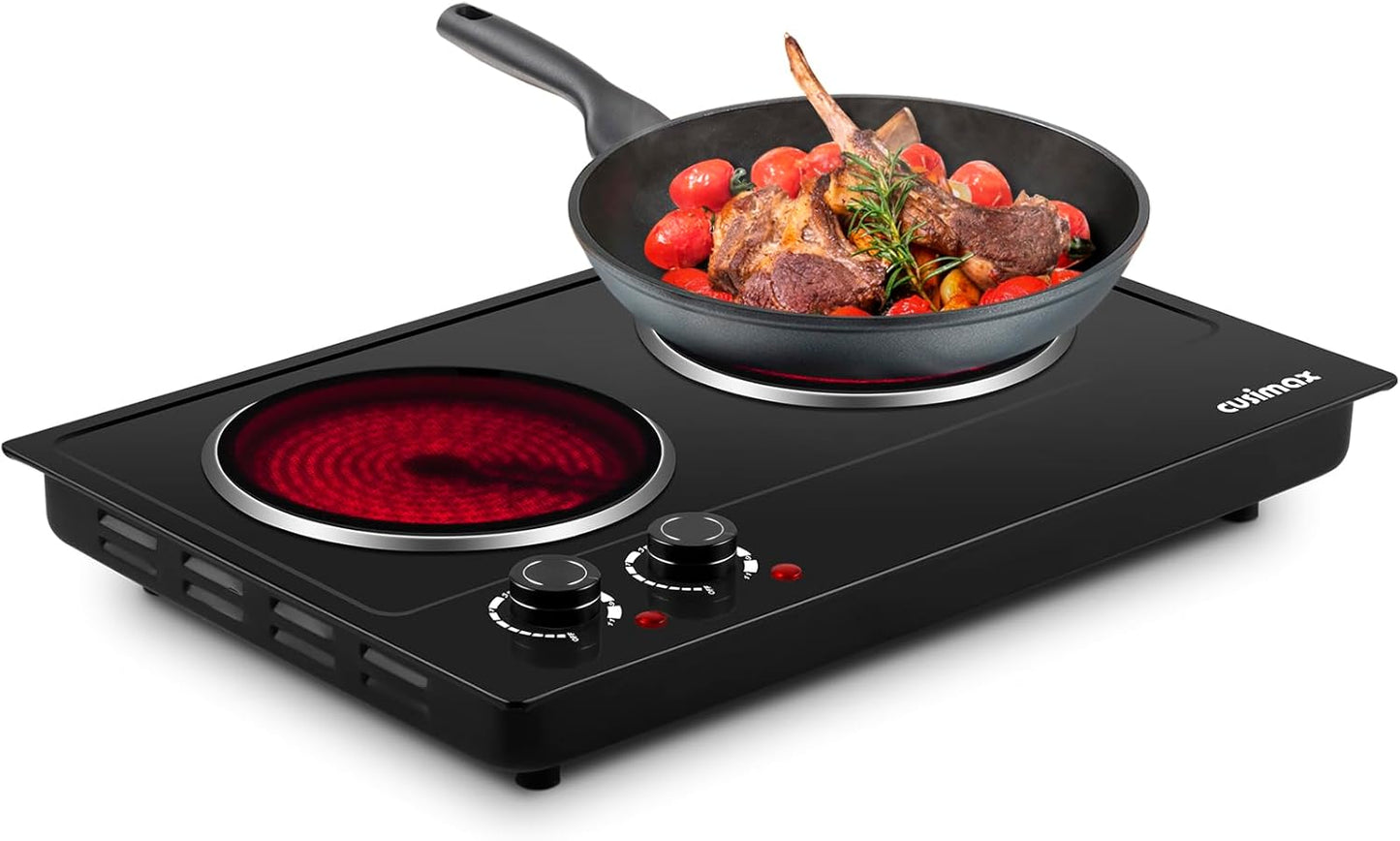 Double Burner CUSIMAX Hot Plates for Efficient Cooking Needs