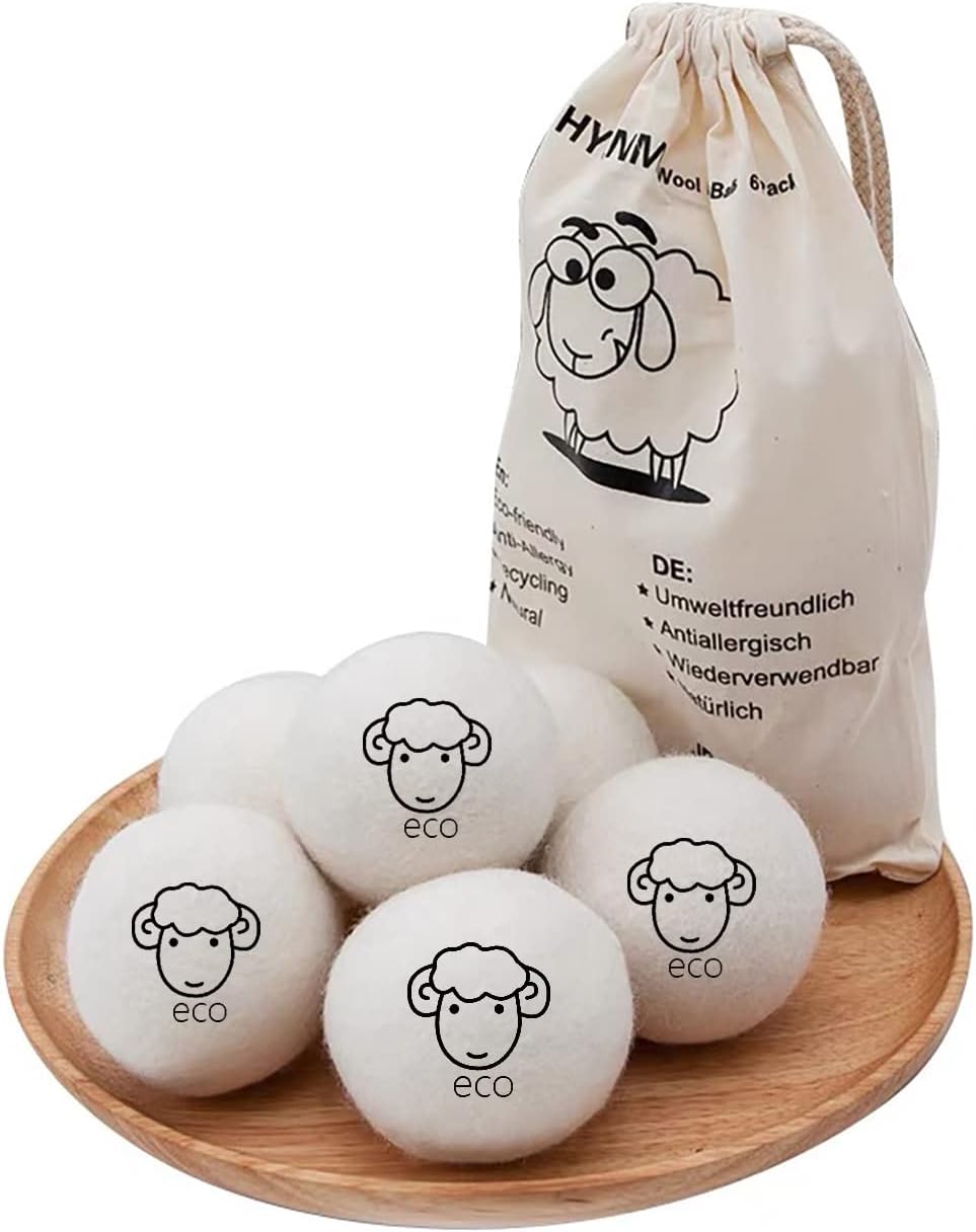Organic Wool Dryer Balls - Eco-Friendly Fabric Softener