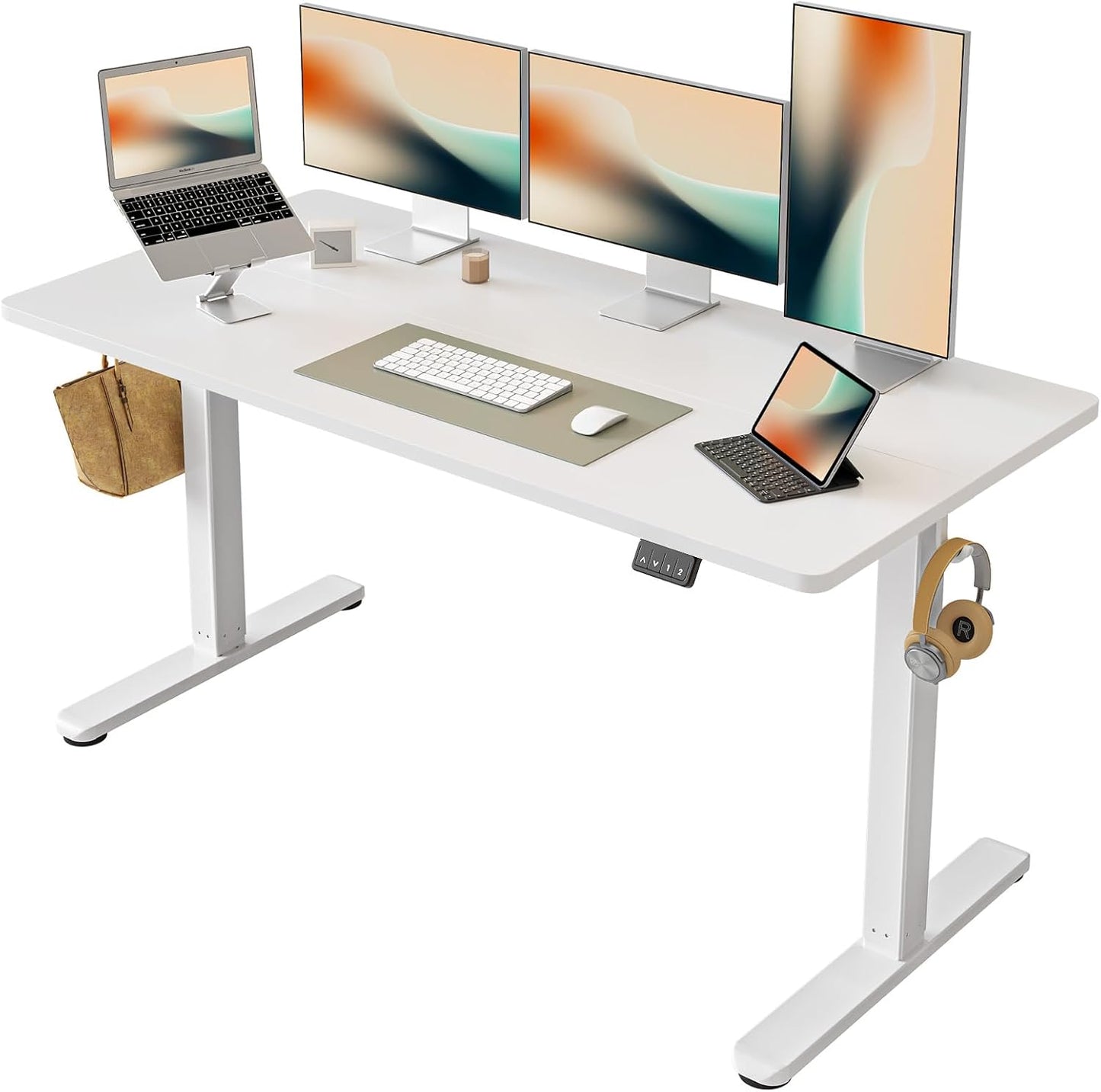 FEZIBO Electric Standing Desk, Height Adjustable - Boost Productivity!