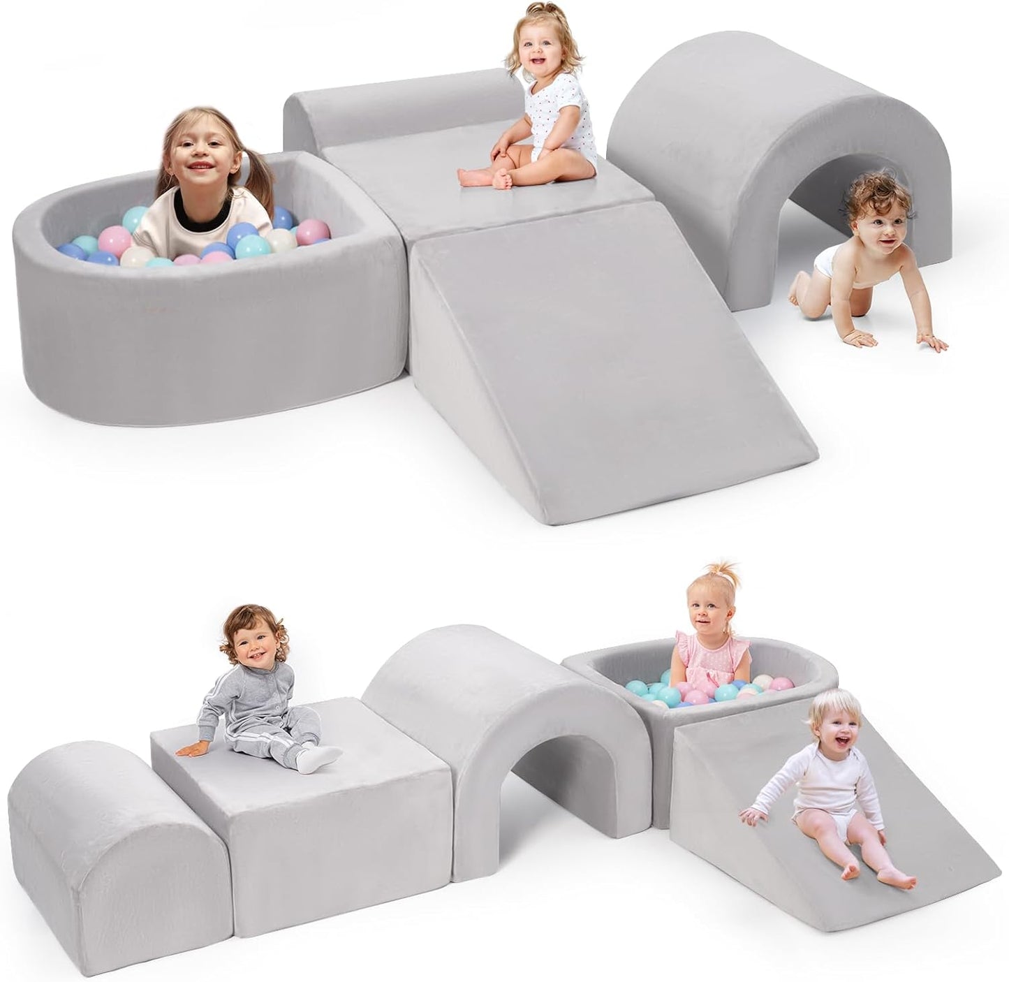 Foam Climbing Blocks for Toddlers - Fun Indoor Playset