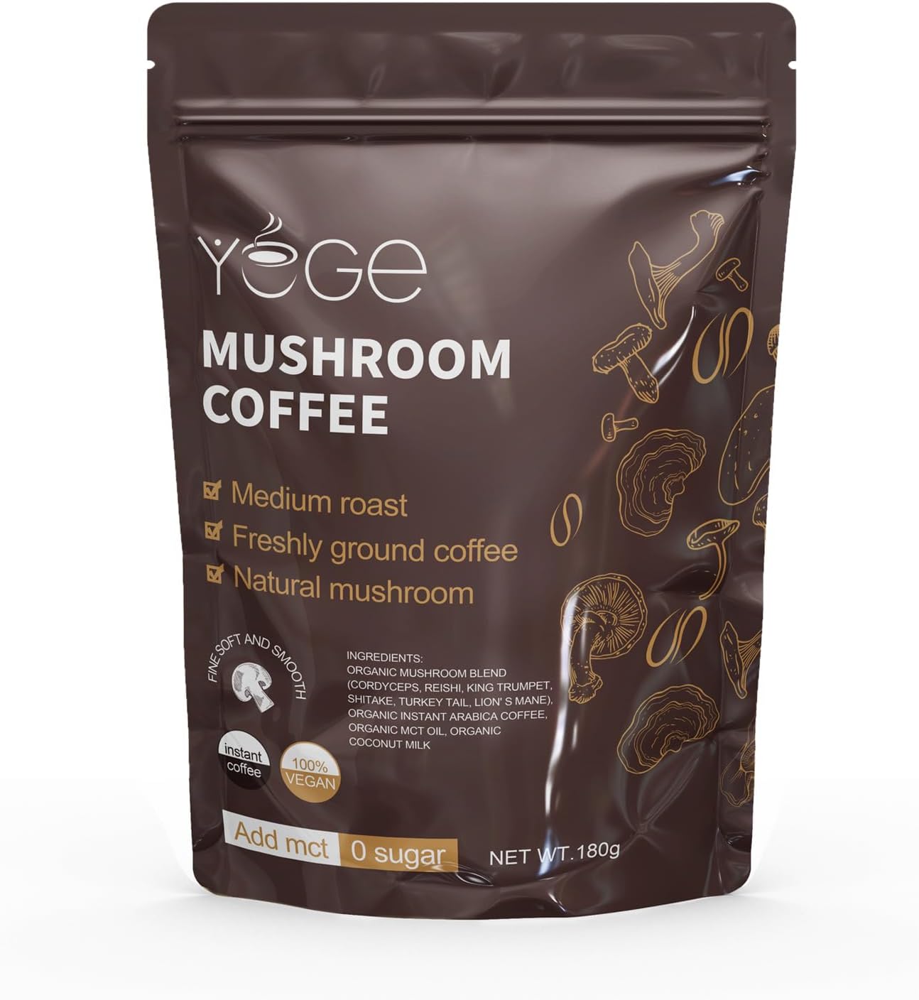 Organic Mushroom Coffee: Energy, Focus & Immunity Boost