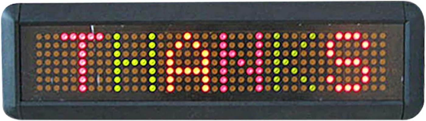 RGB LED Gym Clock: Mobile Control, Full Color Display