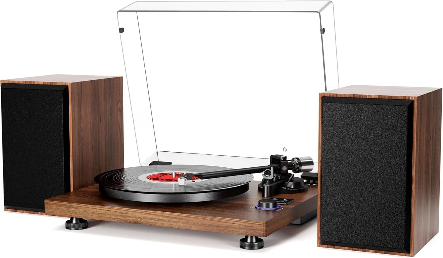 Bluetooth HiFi Turntable - Enhanced Sound Quality