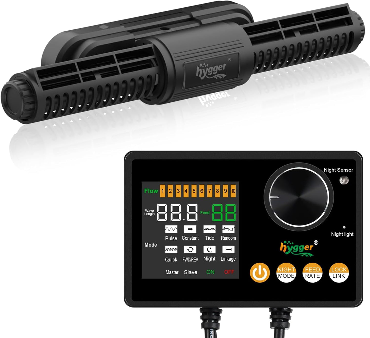 hygger Intelligent Wave Maker for Aquarium with 6 Adjustable Modes