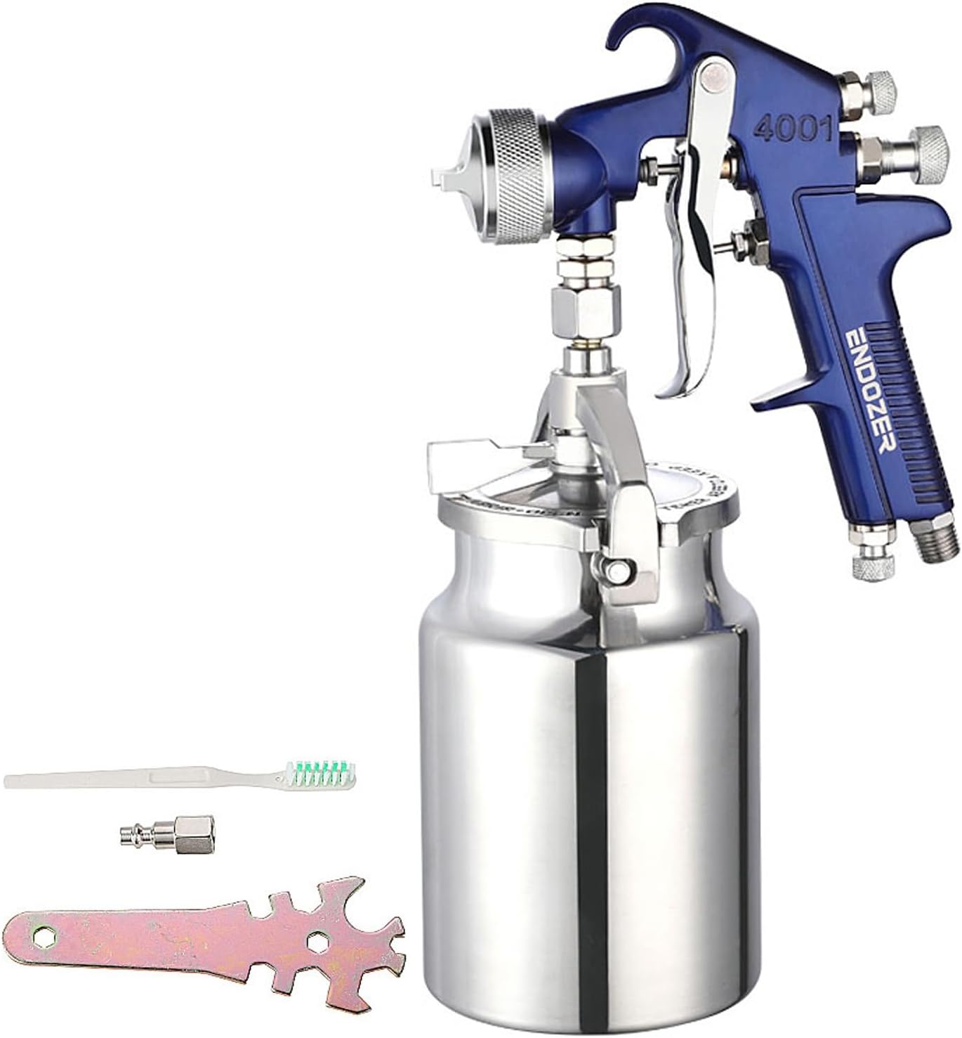 ENDOZER Professional Siphon Feed Spray Gun for Paint and More