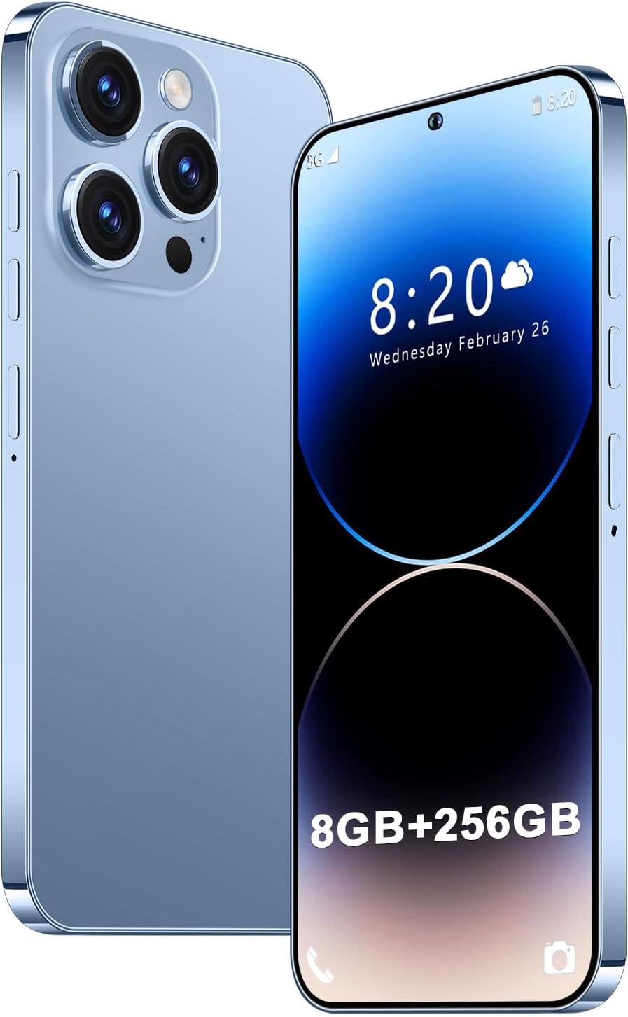 Phone A14ProMax Unlocked Dual SIM Smartphone for Travelers