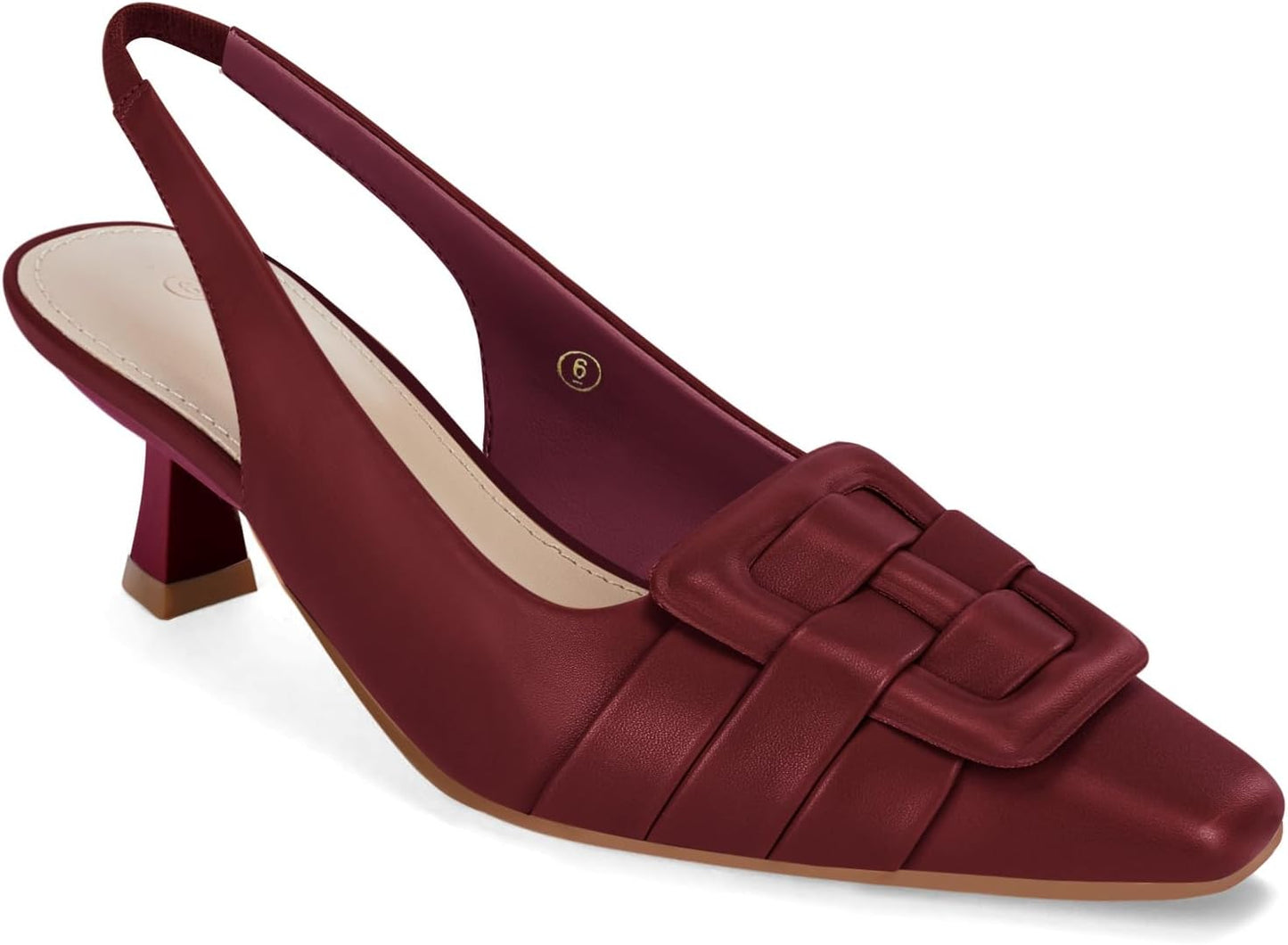 Womens Sling Back Kitten Heels for Comfortable Party Style