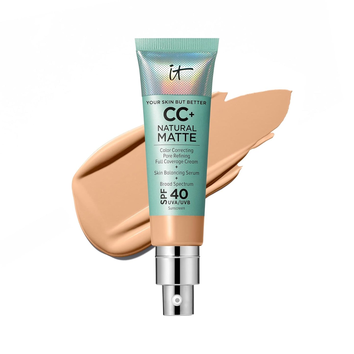 IT Cosmetics CC+ Cream Natural Matte for Oily Skin with SPF 40