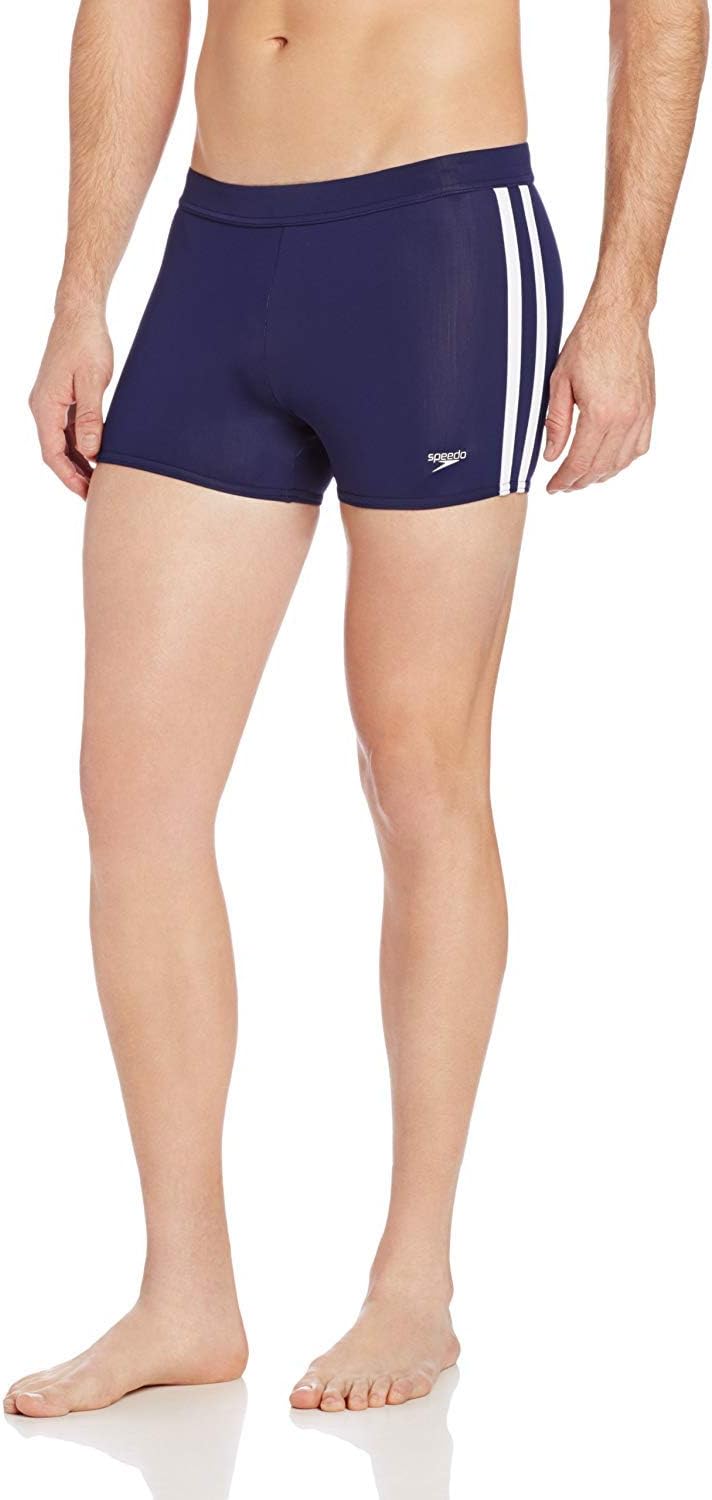Speedo Men's Swimsuit Square Leg Splice for Ultimate Comfort
