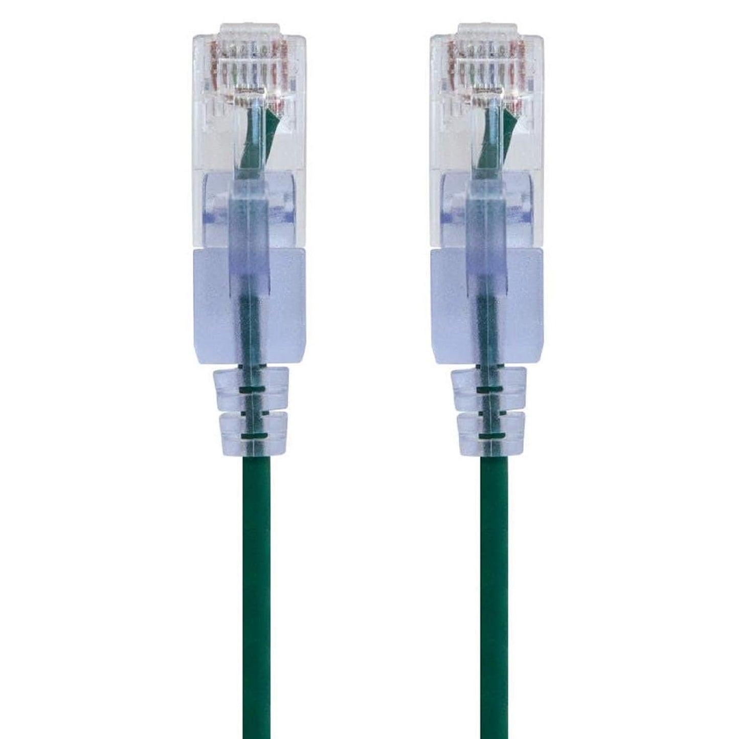 Monoprice Cat6A 14ft Green Patch Cable for High-Density Use