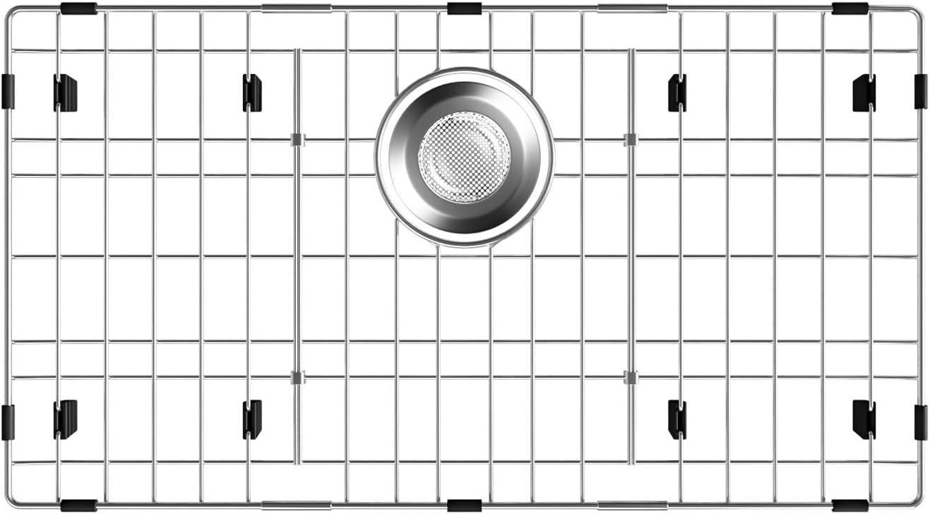 Stainless Steel Kitchen Sink Protector for Single Bowl Sinks