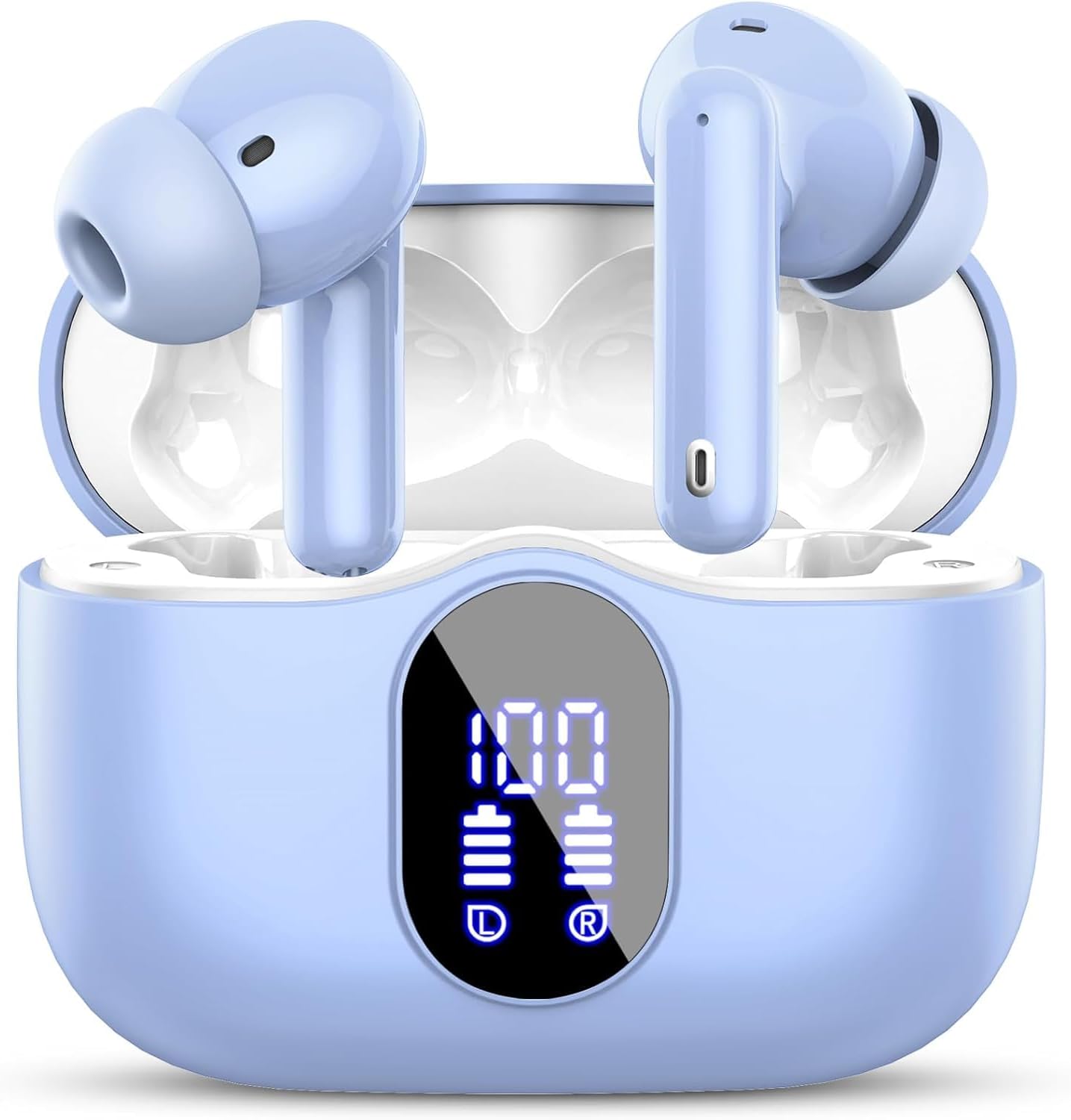 Wireless Earbuds with Noise Cancelling Mic and IP7 Waterproof