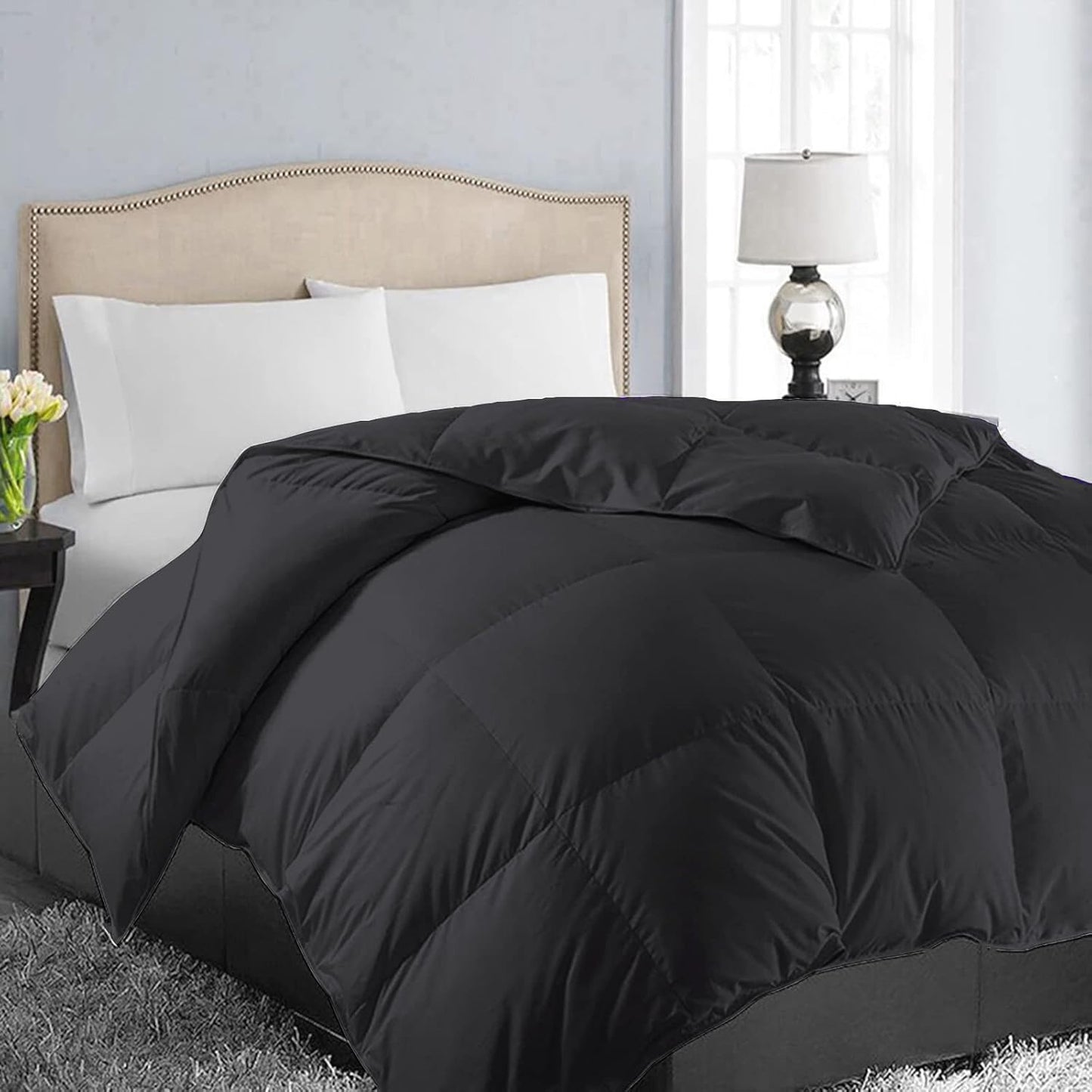 EASELAND Queen Size Down Alternative Comforter for All Seasons