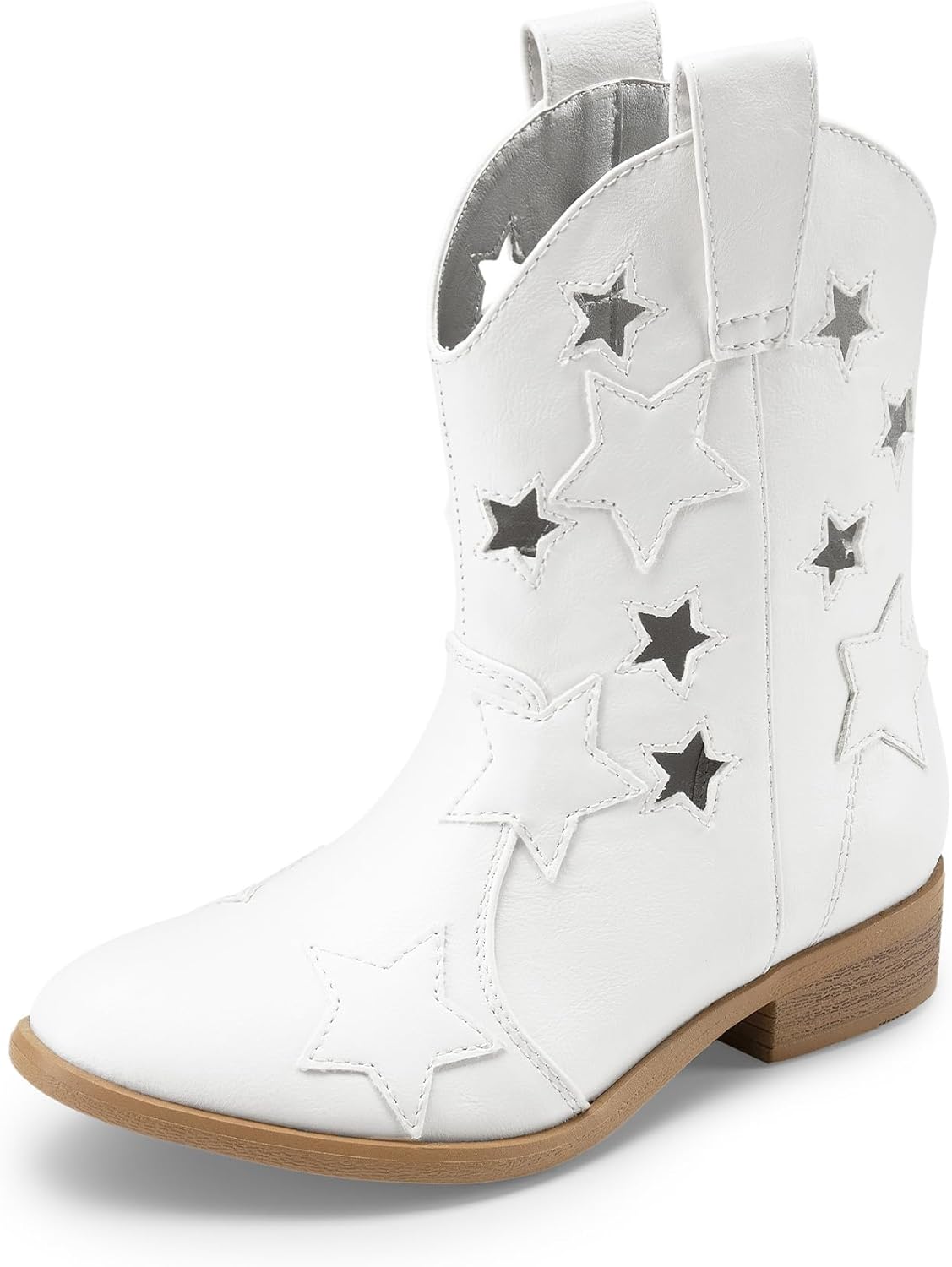 DREAM PAIRS Girls Cowgirl Boots for Stylish Toddler Girls