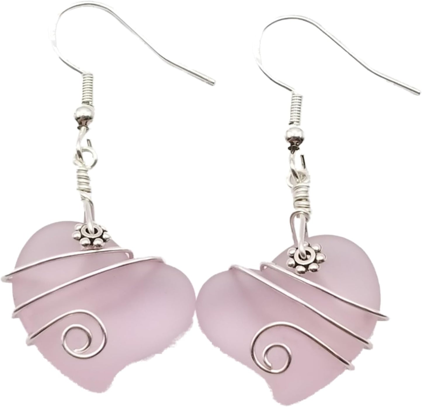 Handmade Sea Glass Earrings for Women - Unique Hawaiian Jewelry