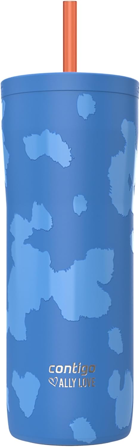 Contigo Streeterville Stainless Steel Tumbler with Straw, 24oz
