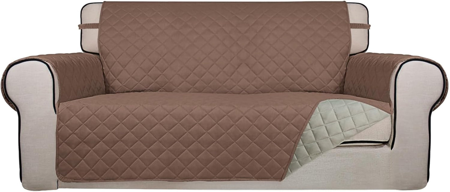 PureFit Reversible Quilted Sofa Cover for Pets and Kids