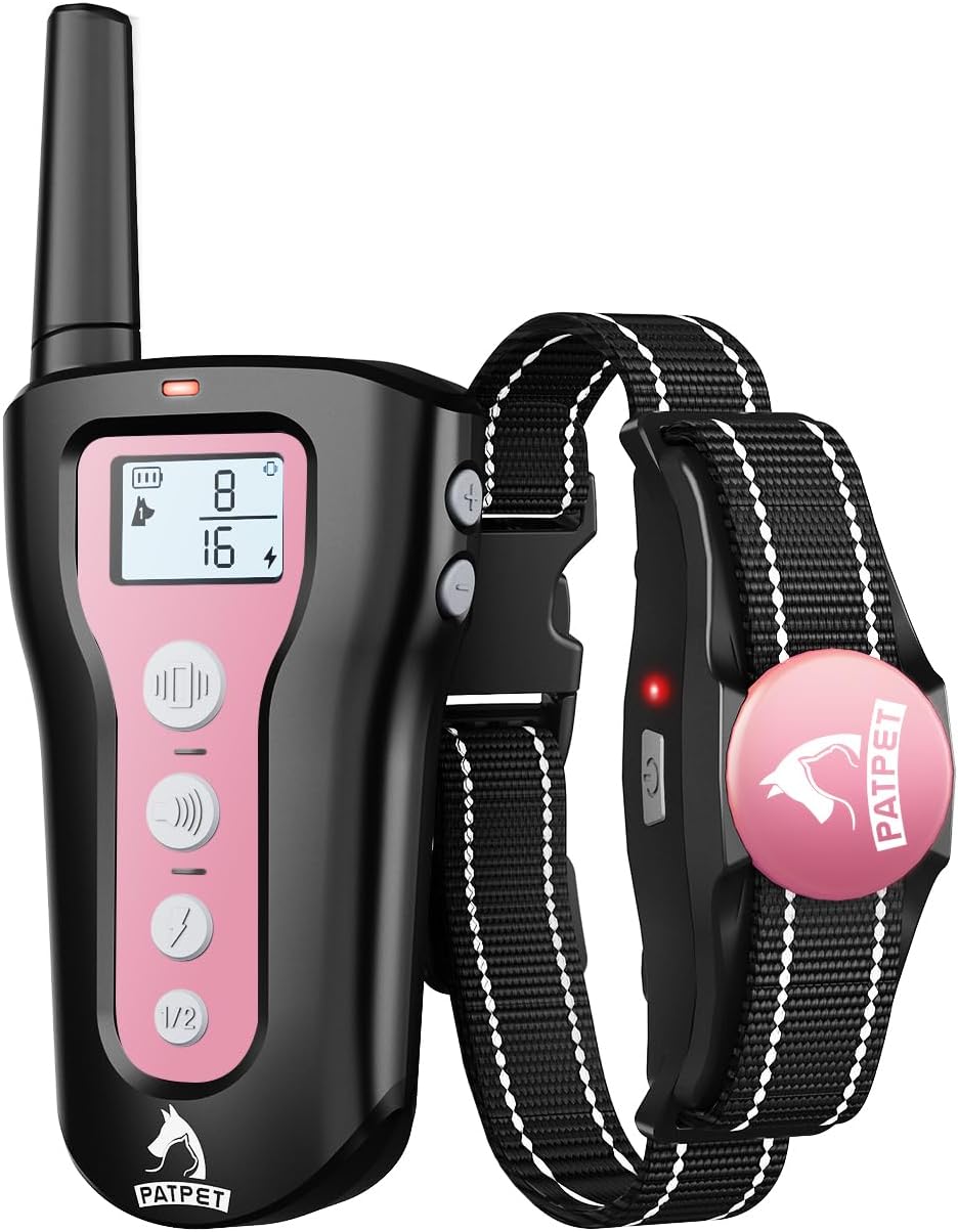 PATPET Dog Training Collar with Remote for Medium Large Dogs