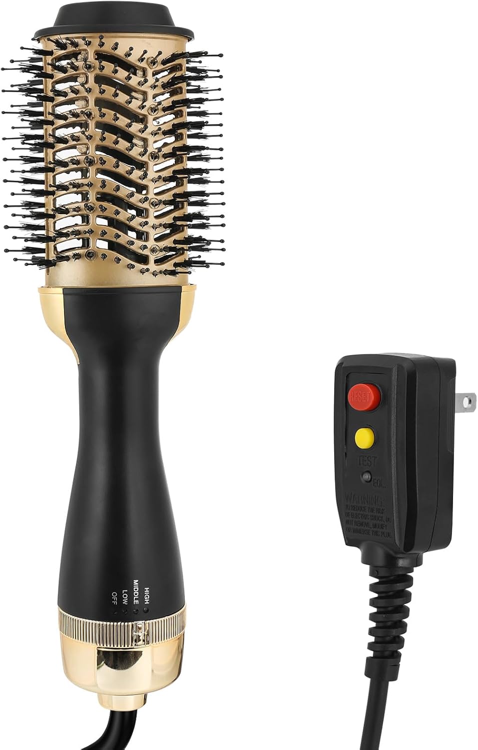 Oval Hot Air Brush: 1000W One-Step Styling