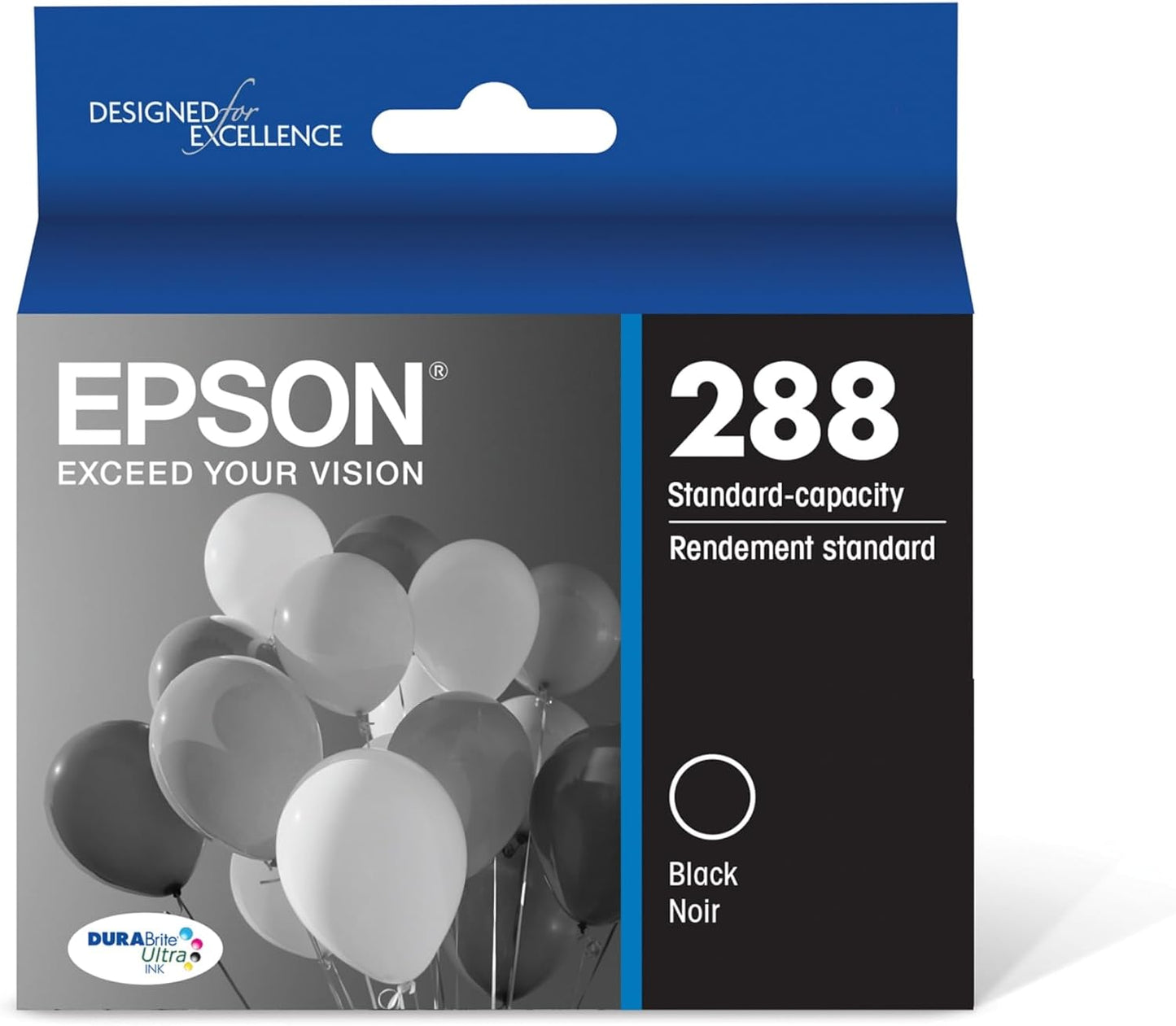 EPSON T288120-S DURABrite Black Ink: XP-330/430/434/340/440/446 Compatible