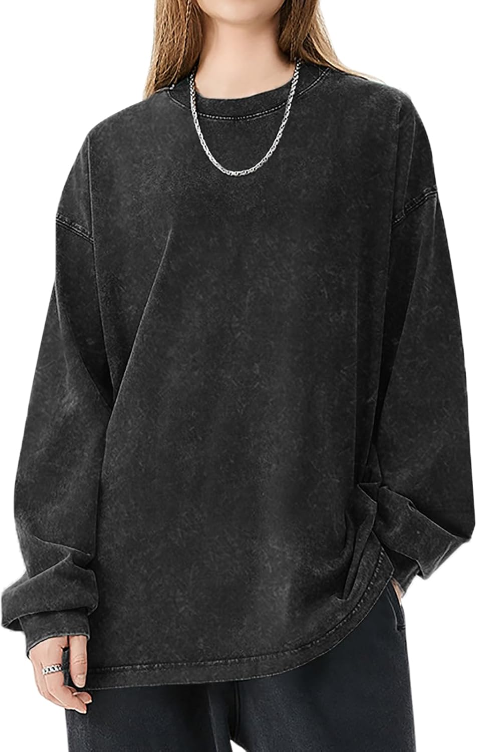 FulfiDream Vintage Oversized Tee - Cozy & Stylish