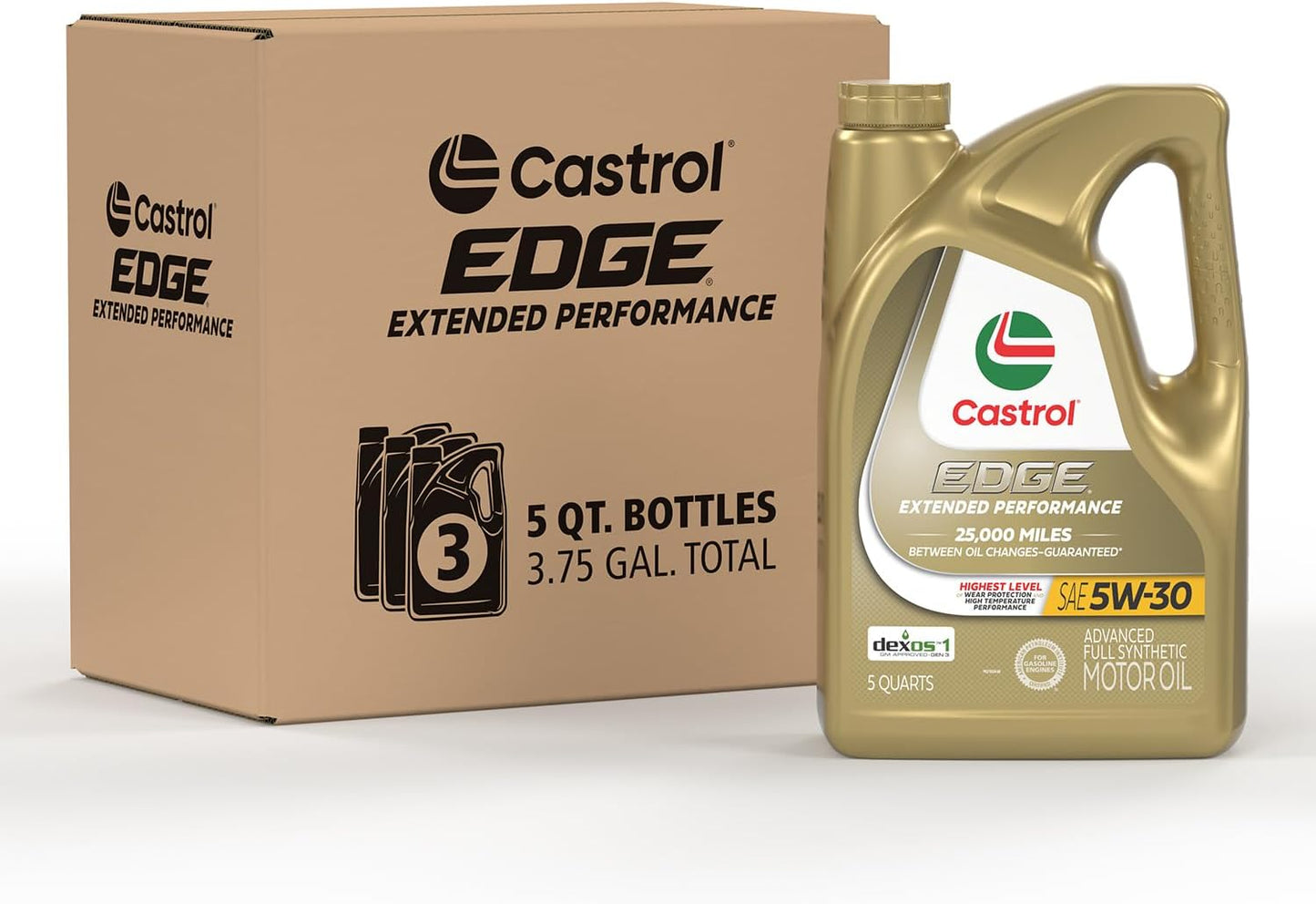Castrol EDGE Extended Performance 5W-30 Full Synthetic Oil Pack