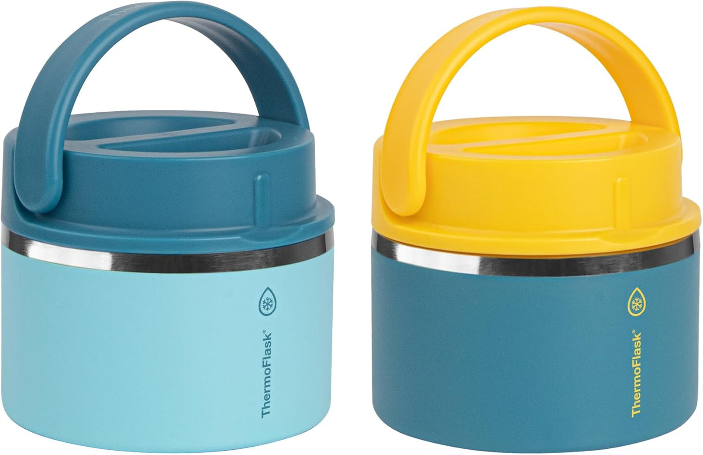 ThermoFlask 12 oz Double Wall Insulated Food Jar, 2-Pack