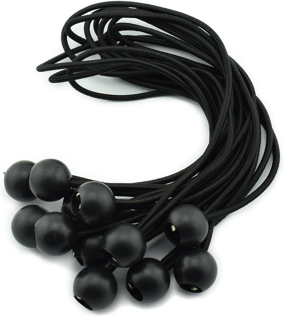 24pcs 12 Ball Bungee Cords - Secure Your Tent Easily!
