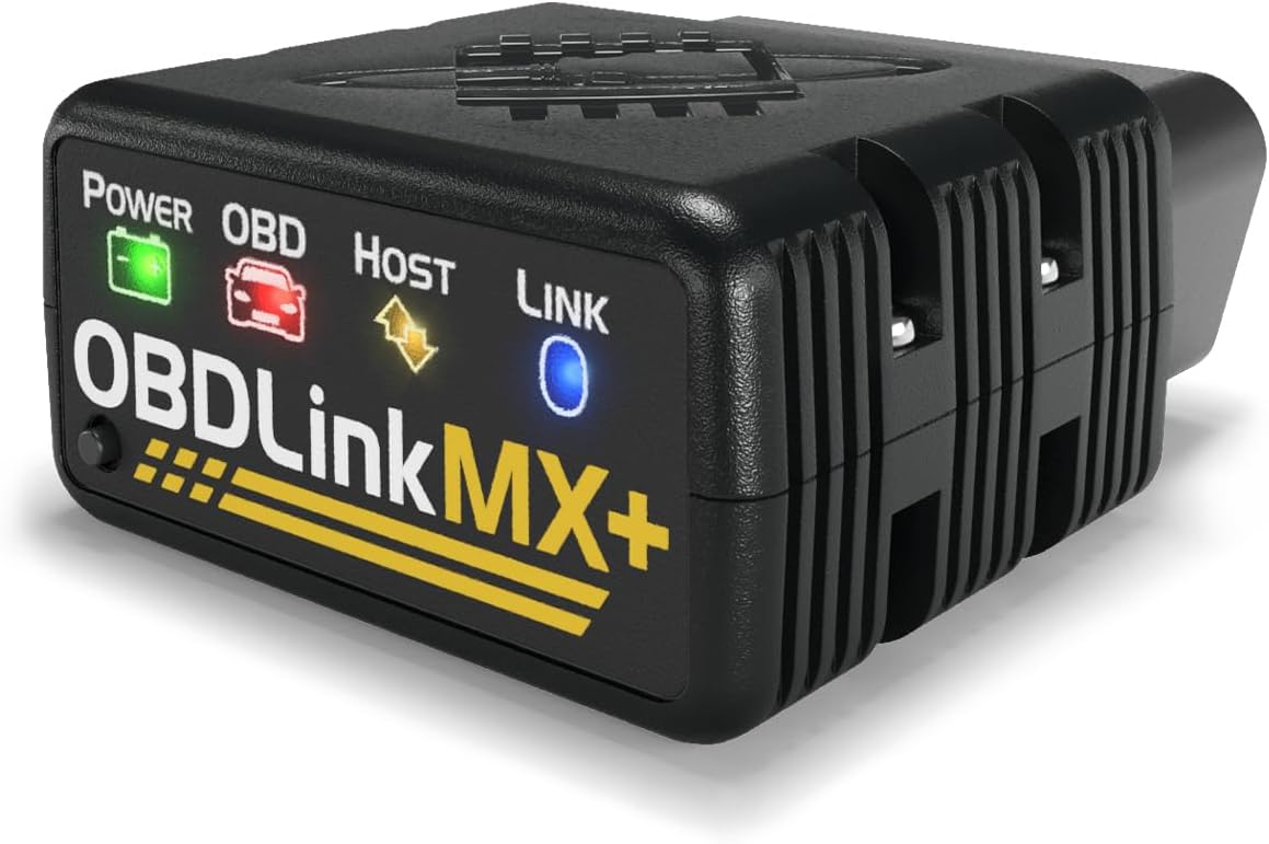 OBDLink MX+ OBD2 Bluetooth Scanner for iPhone and Android Use