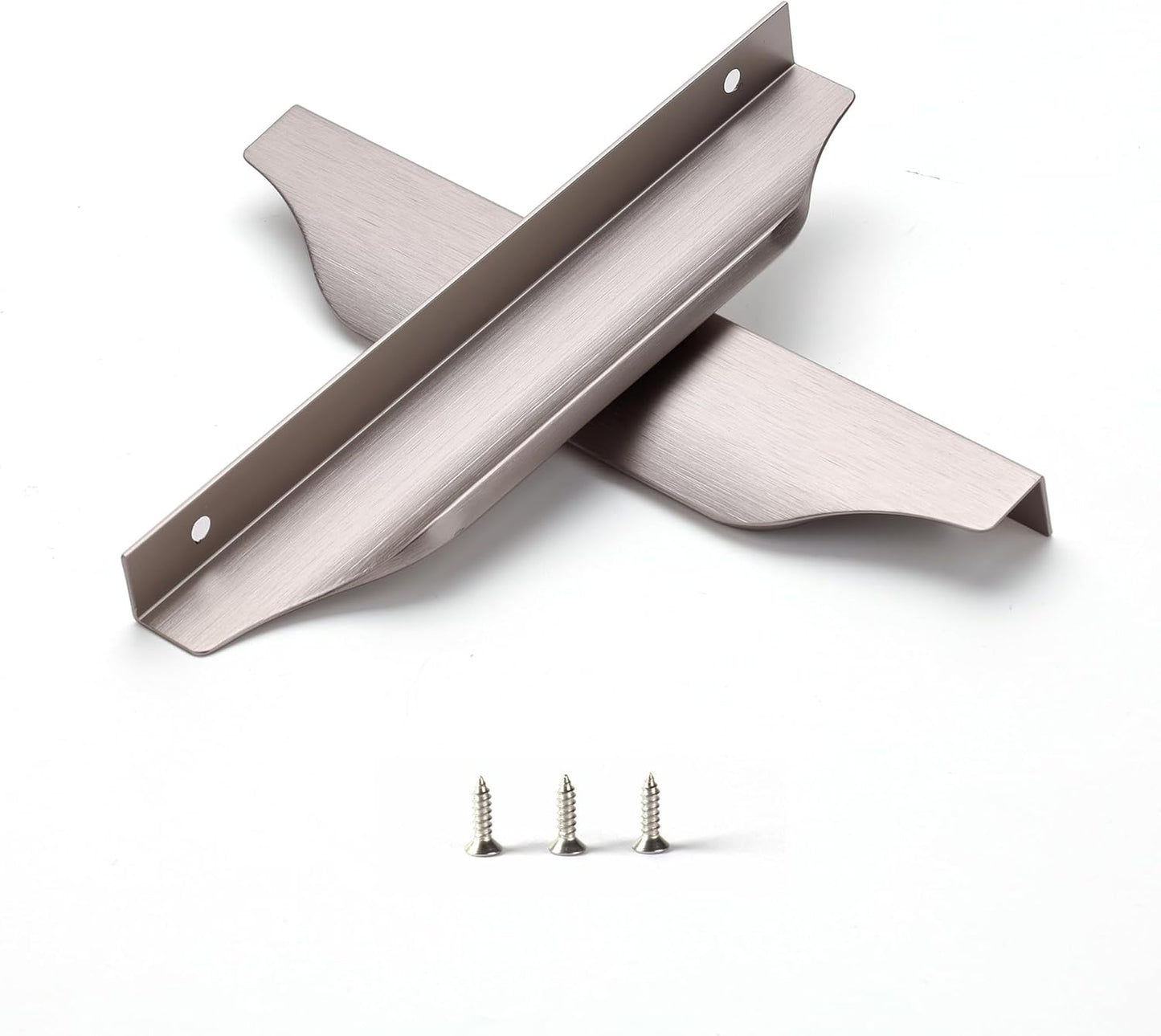 Satanga Edge Finger Pulls for Cabinets and Drawers - 10 Pack