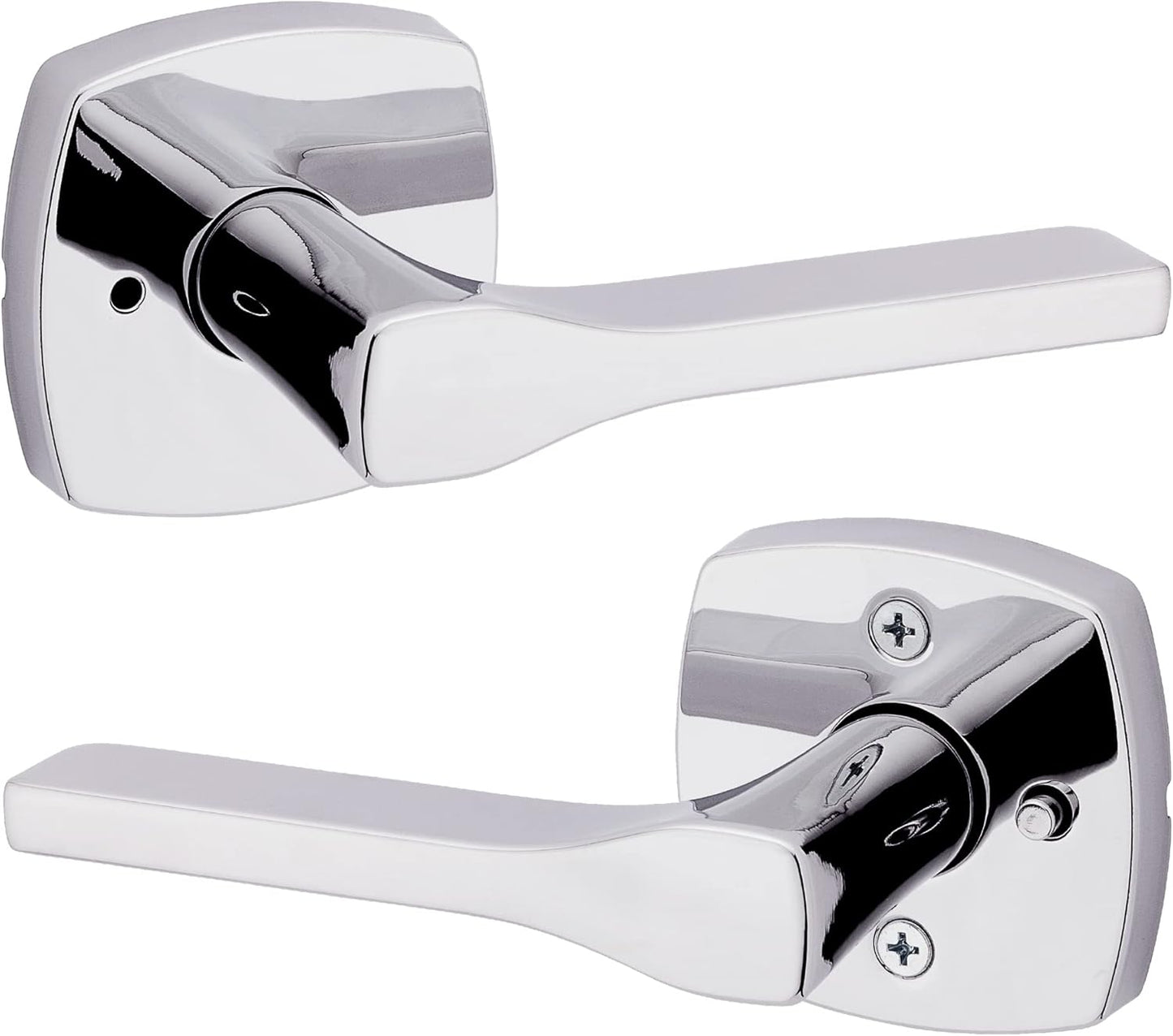Kwikset Tripoli Lever Interior Privacy Door Handle for Bedrooms