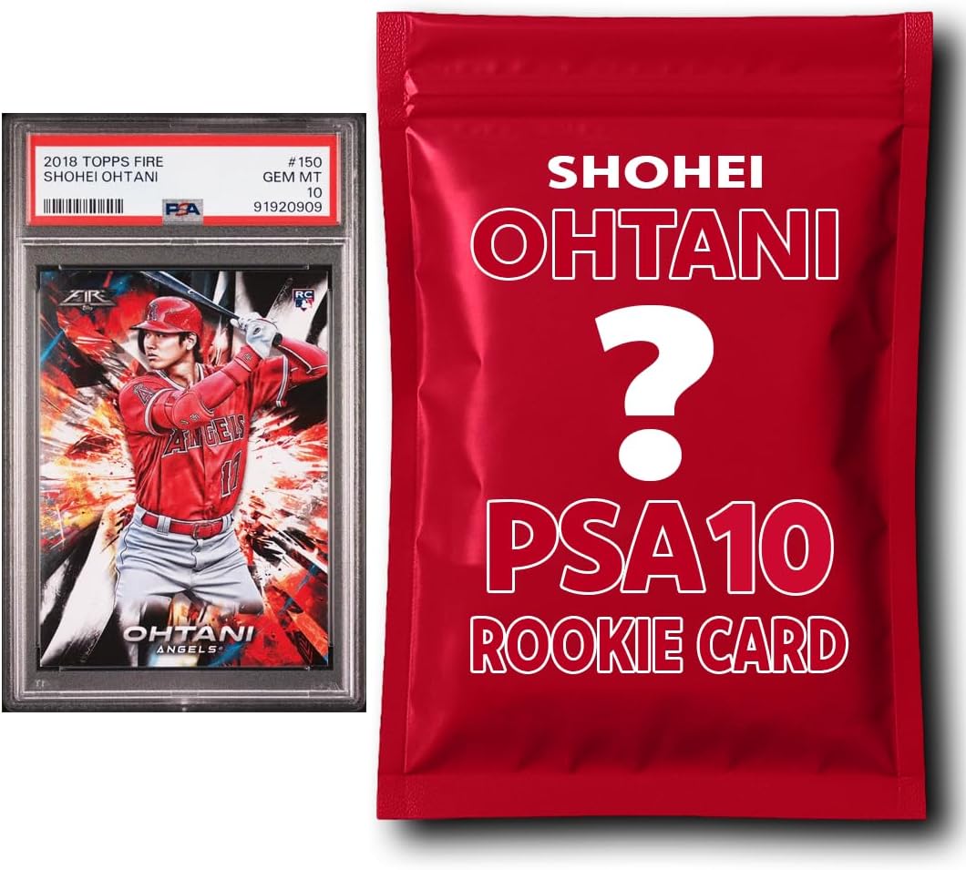 PSA 10 Graded Rookie Baseball Card Mystery Box - Ohtani Collectible