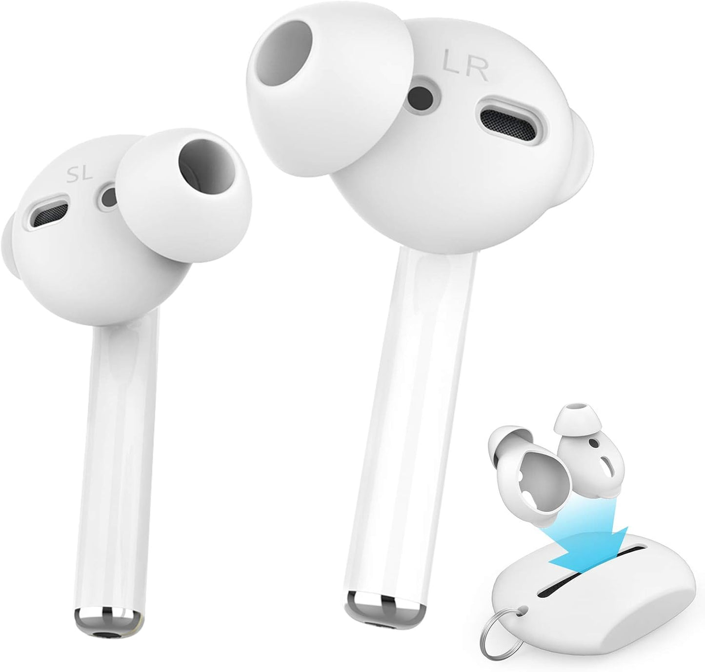 Silicone Ear Tips for AirPods - Enhanced Comfort!