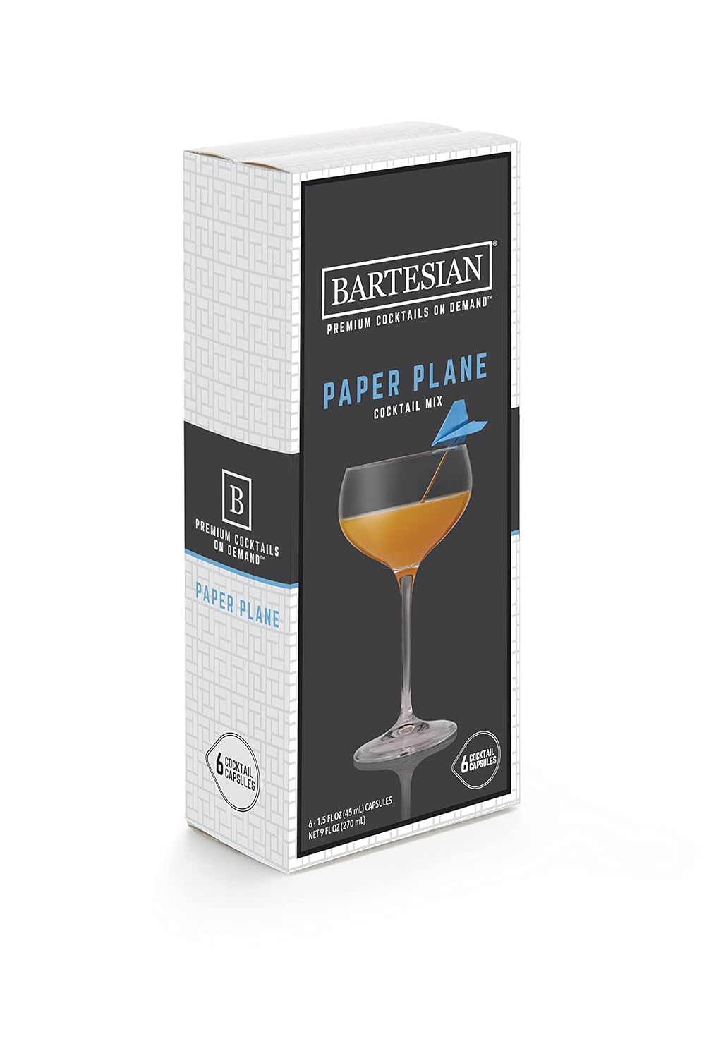 Bartesian Paper Plane Mixer Capsules, Pack of 6, Easy Crafting